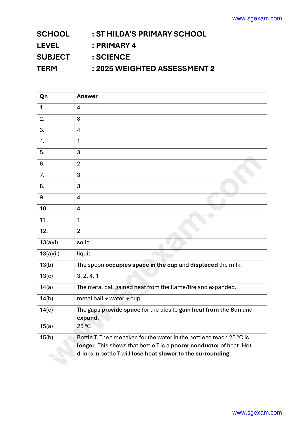 Answer Page 19