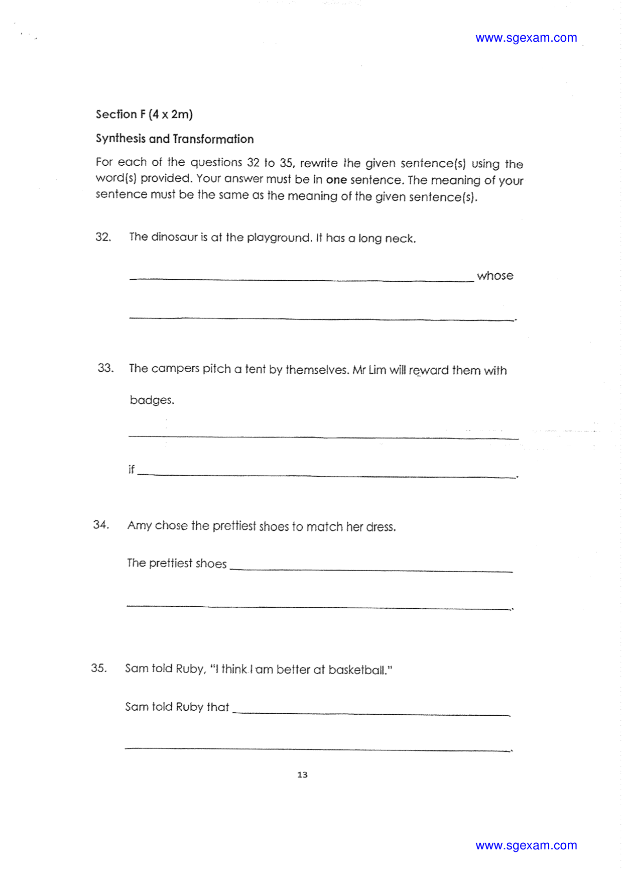 Answer Page 21