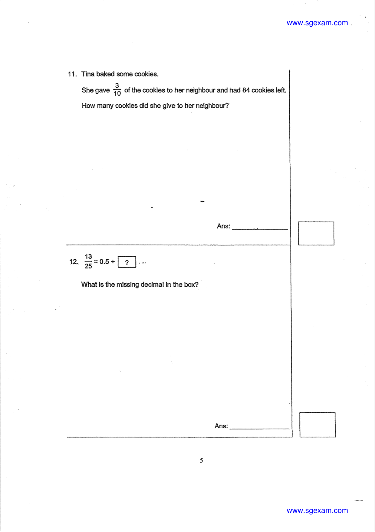 Answer Page 6