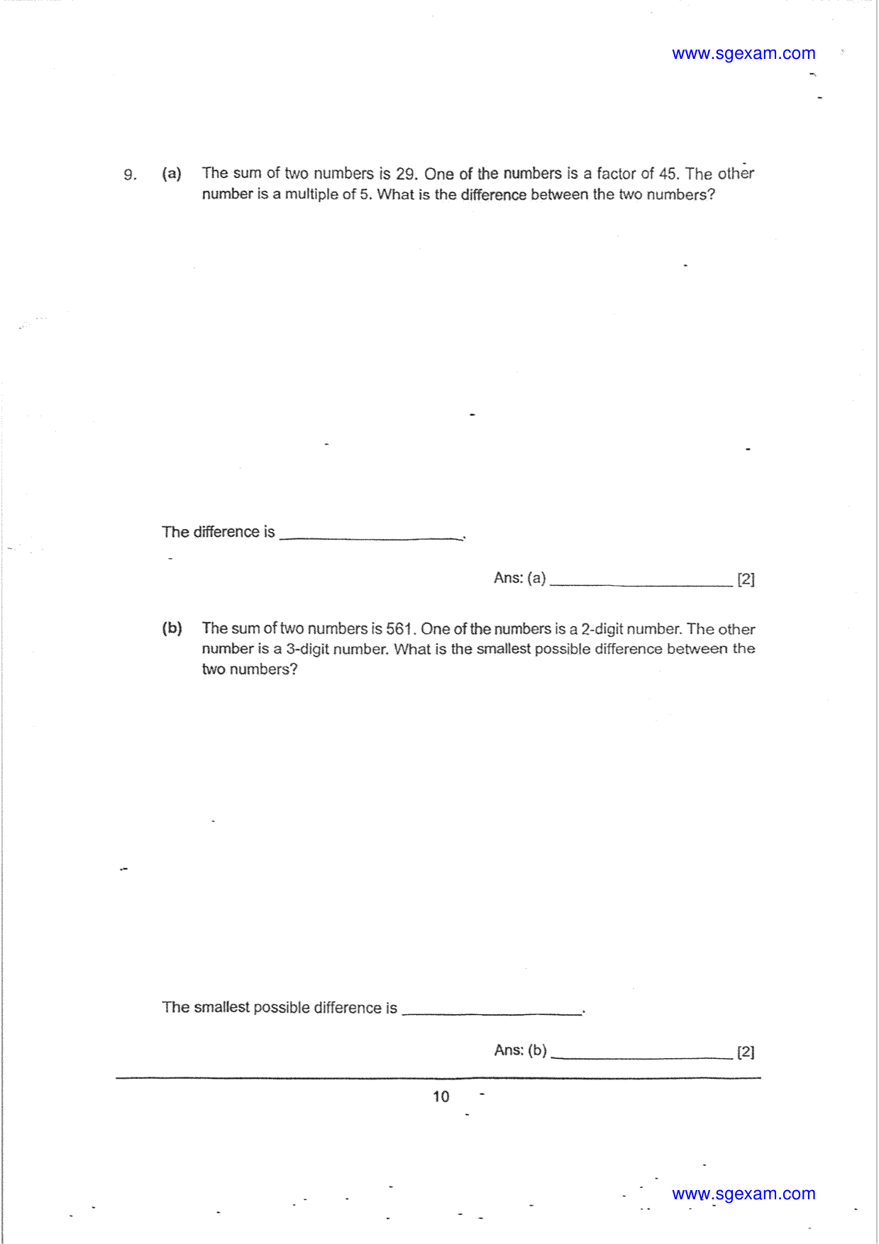Answer Page 22
