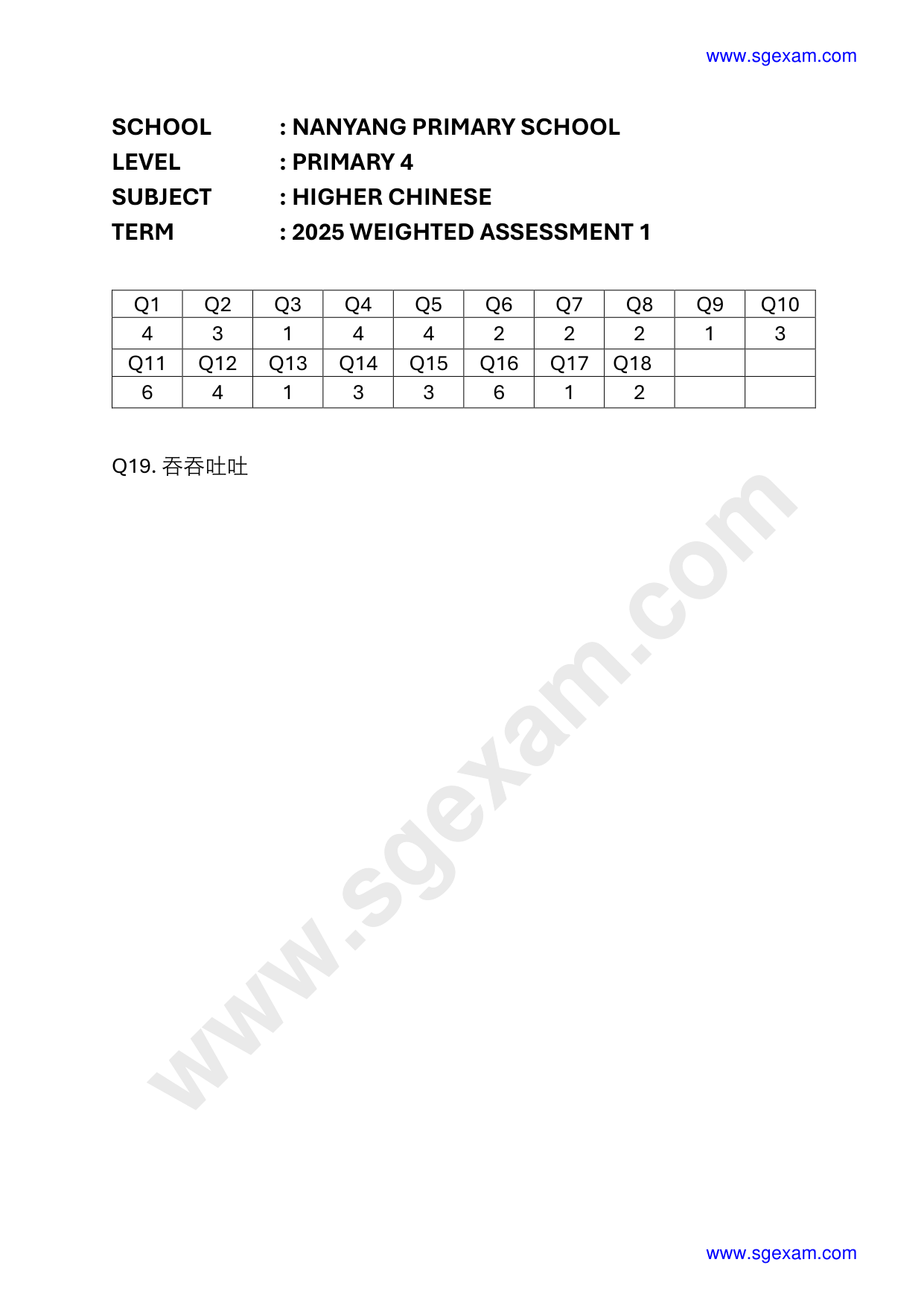 Answer Page 11