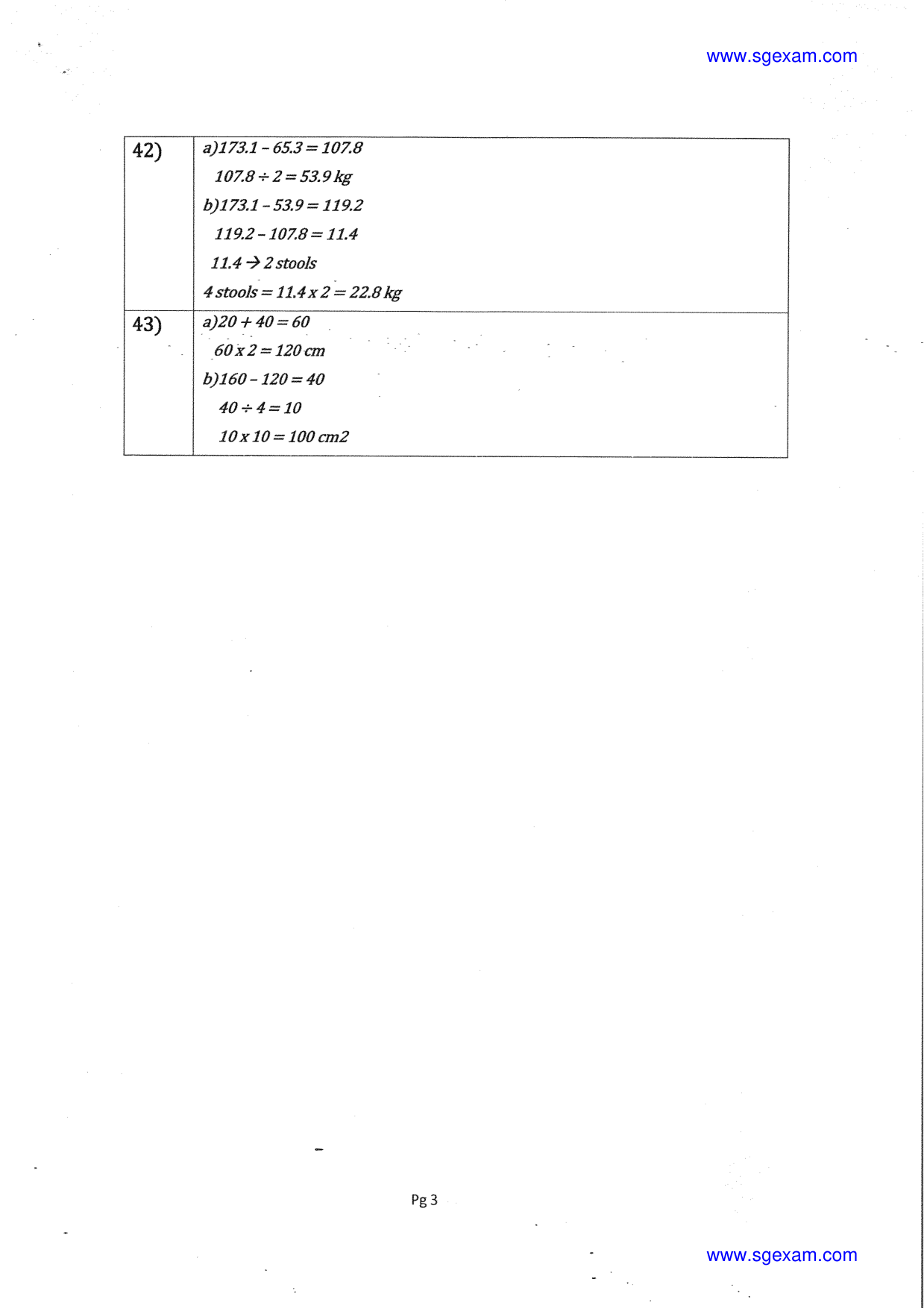 Answer Page 29