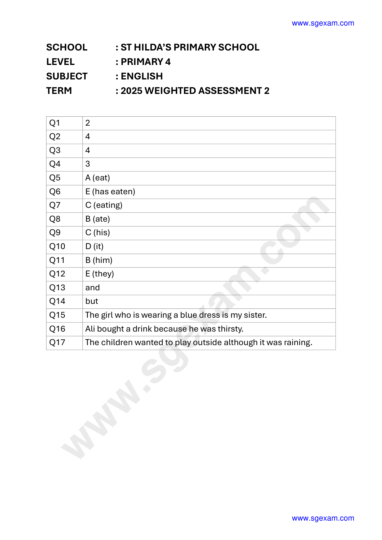 Answer Page 7