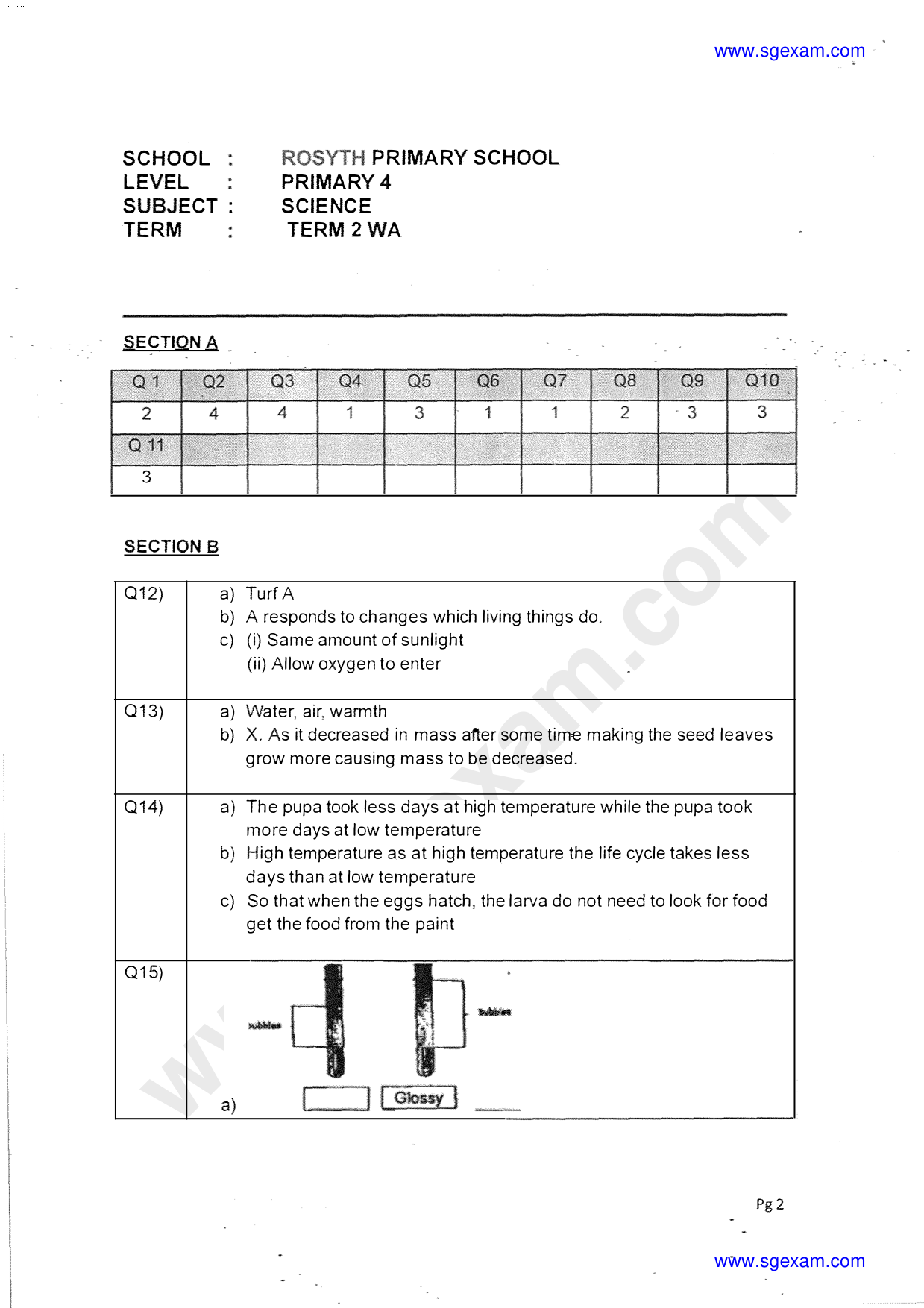 Answer Page 26