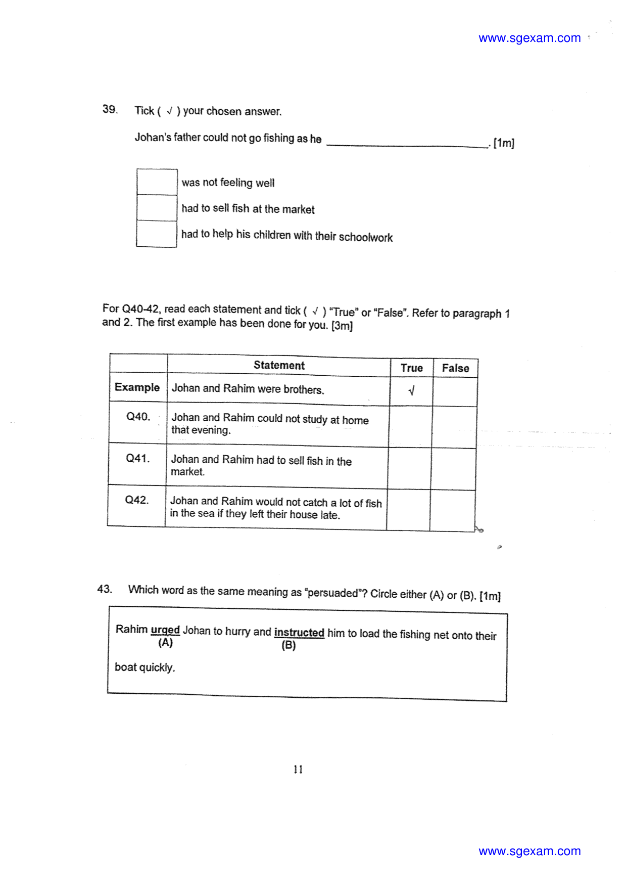 Answer Page 18