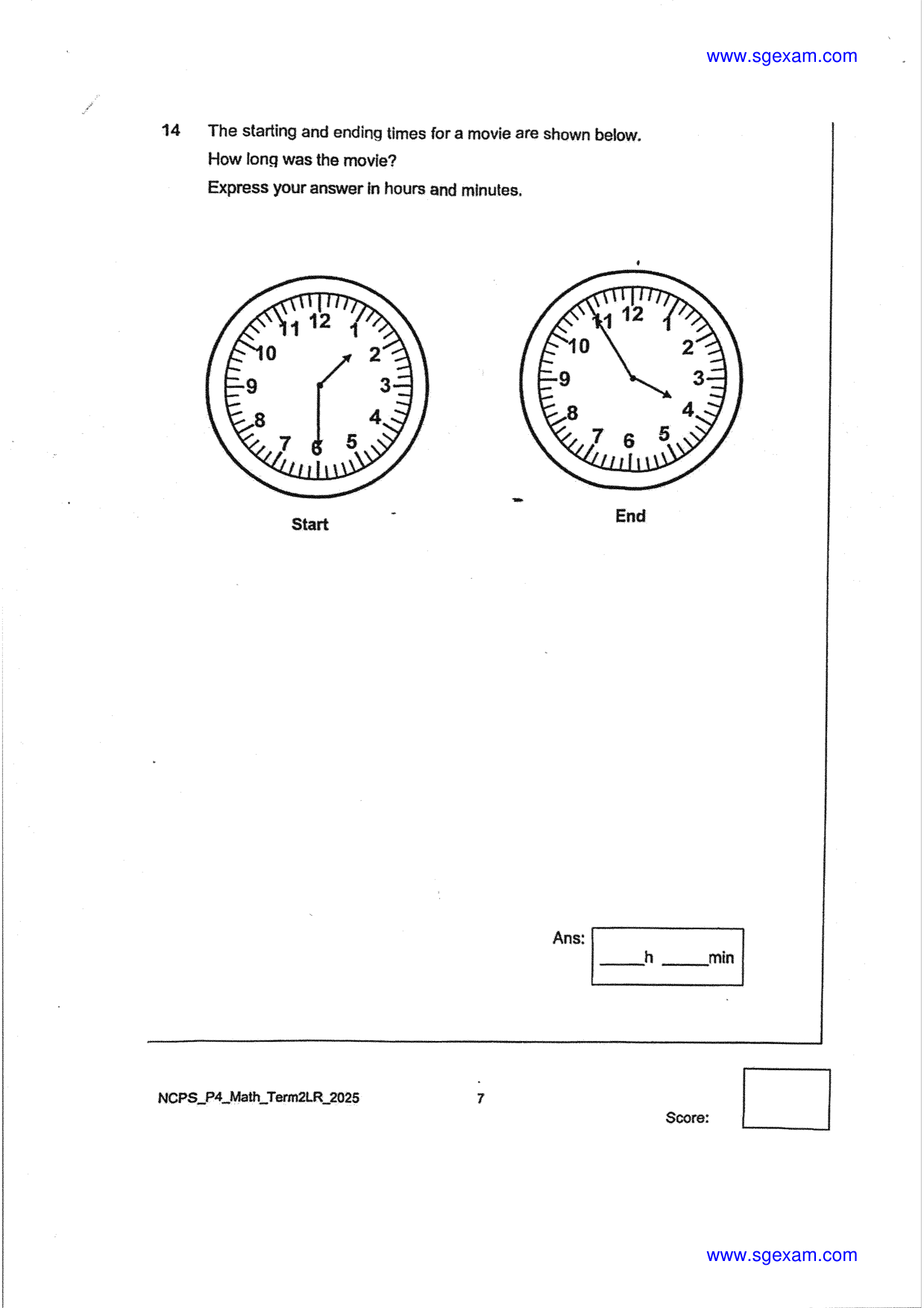Answer Page 8