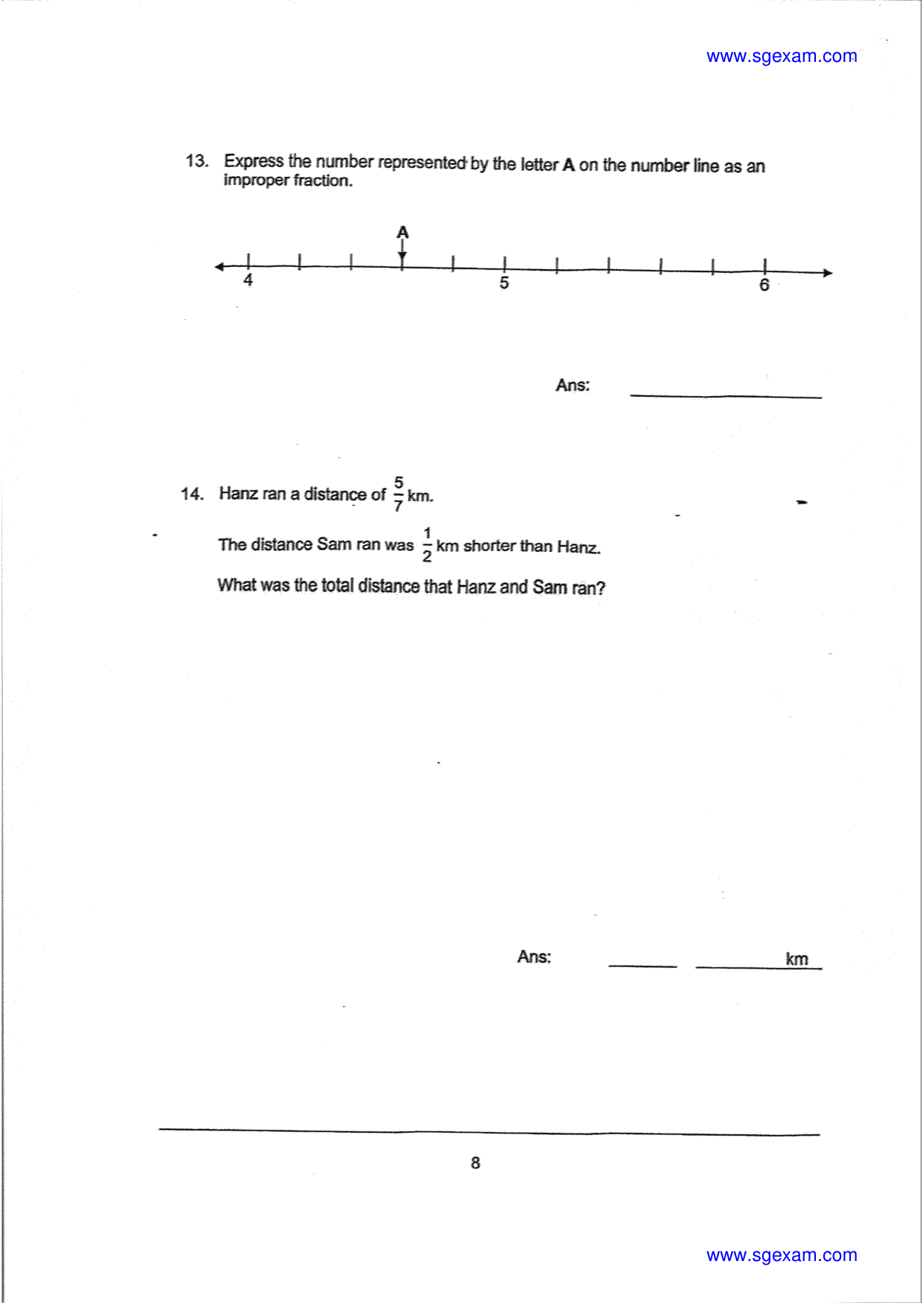 Answer Page 8