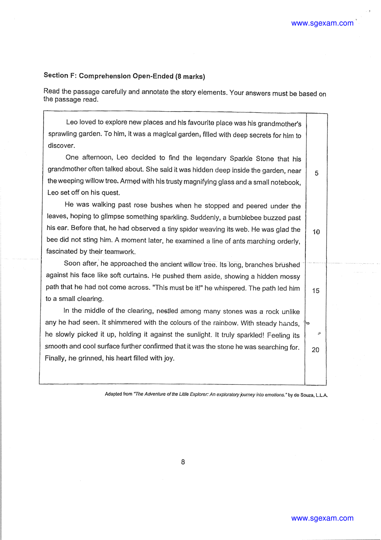 Answer Page 8