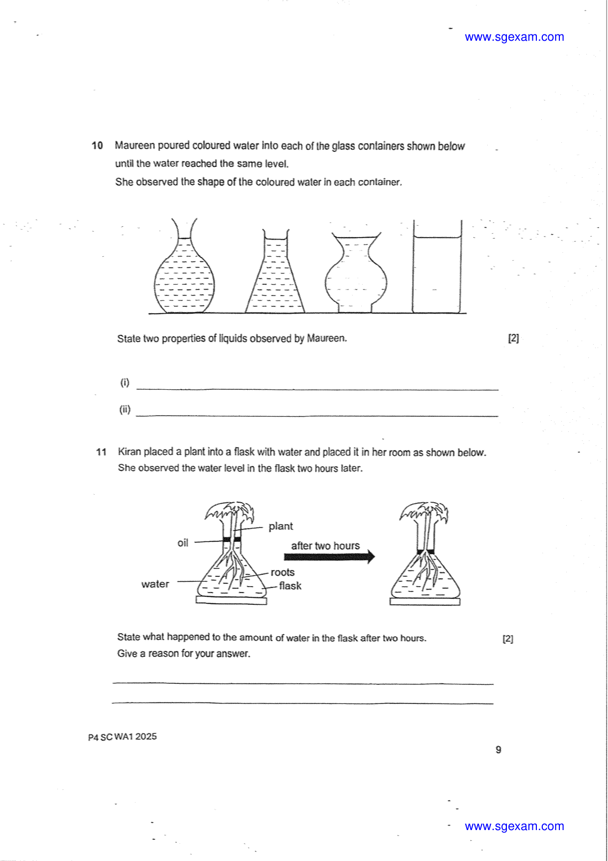 Answer Page 9