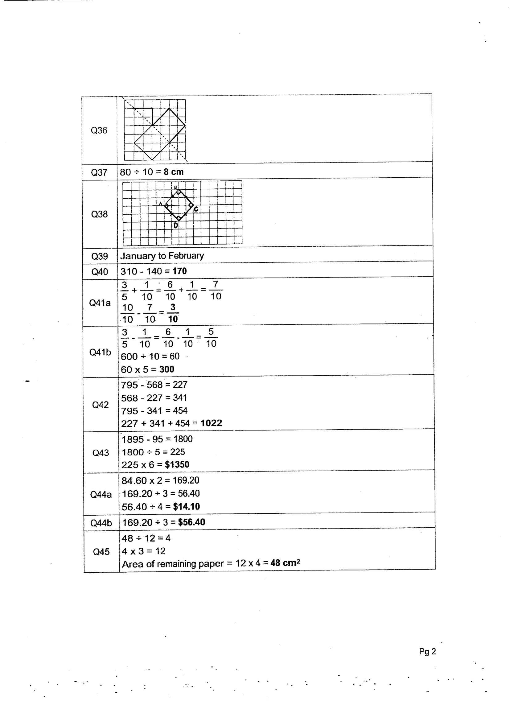 Answer Page 26