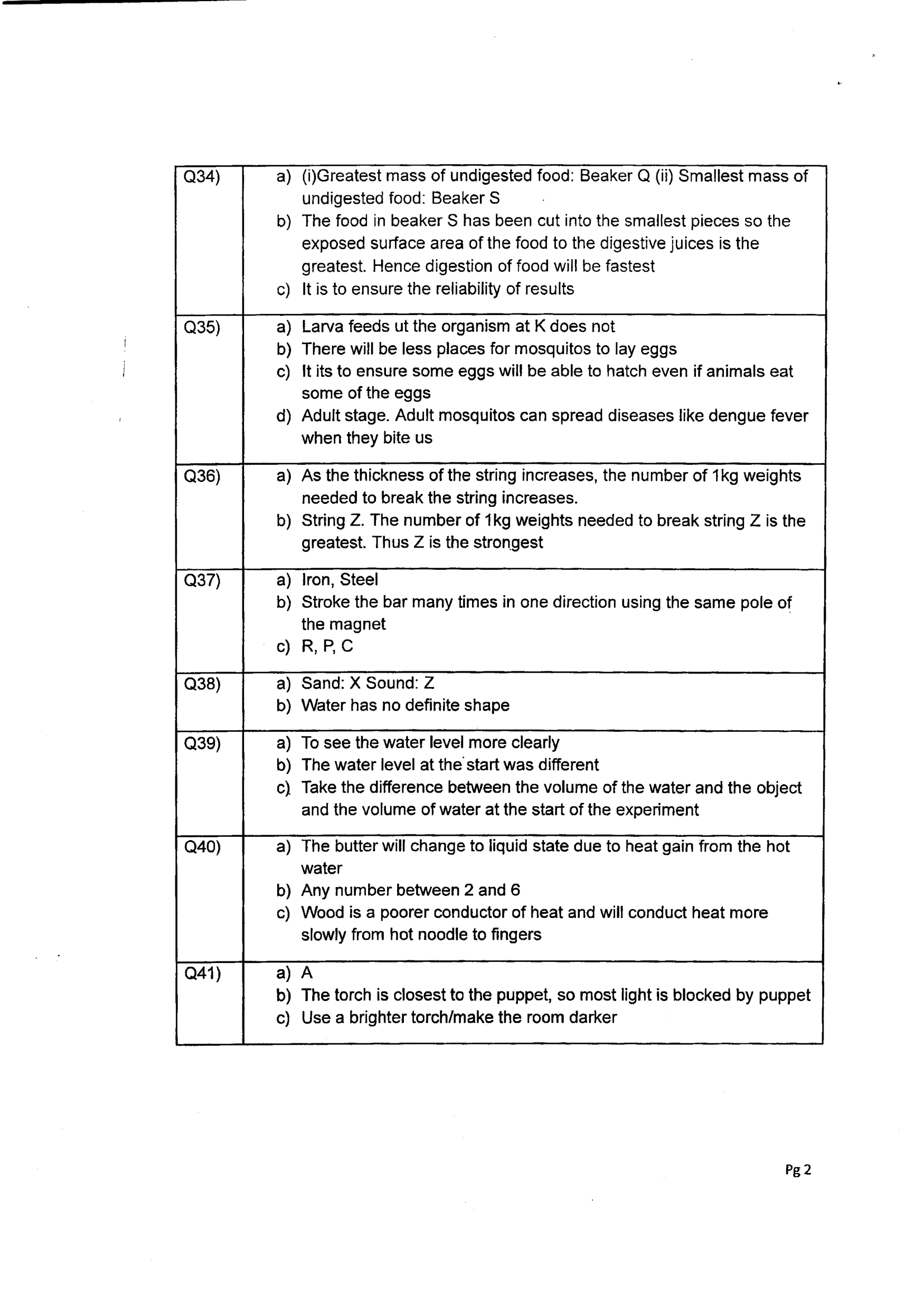 Answer Page 40