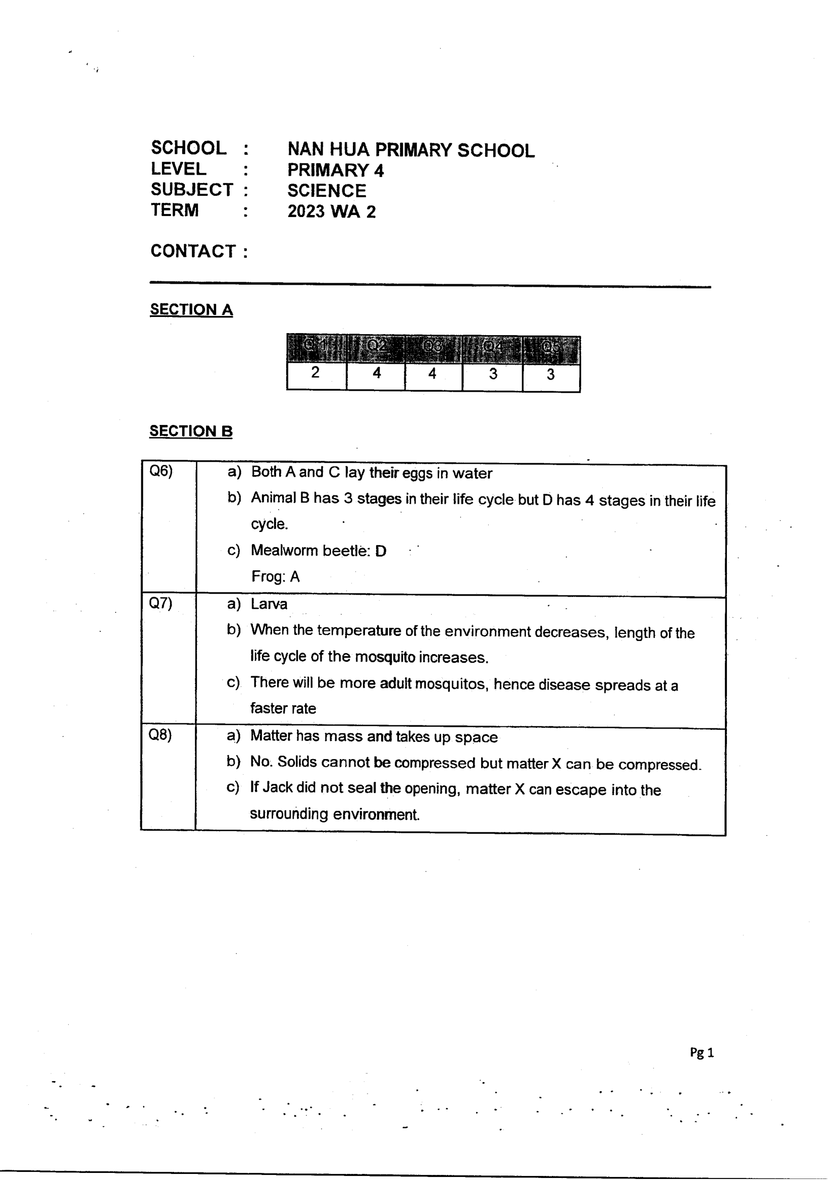 Answer Page 9