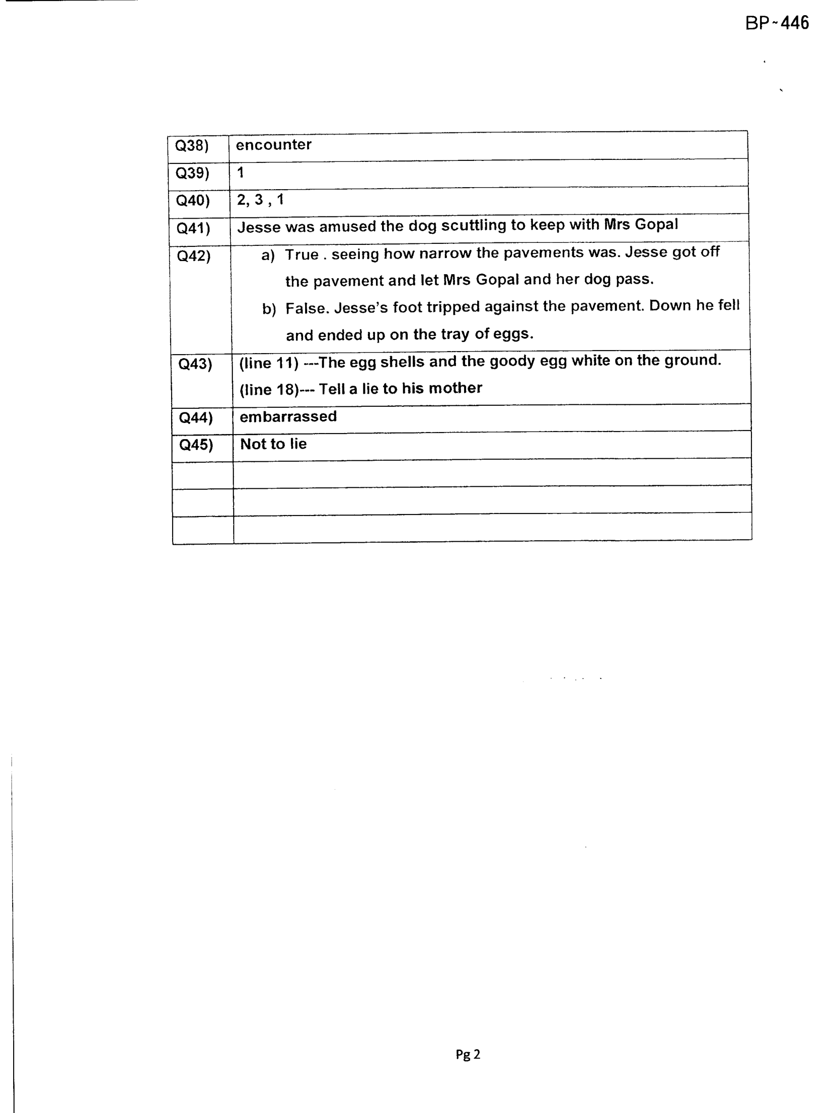 Answer Page 16
