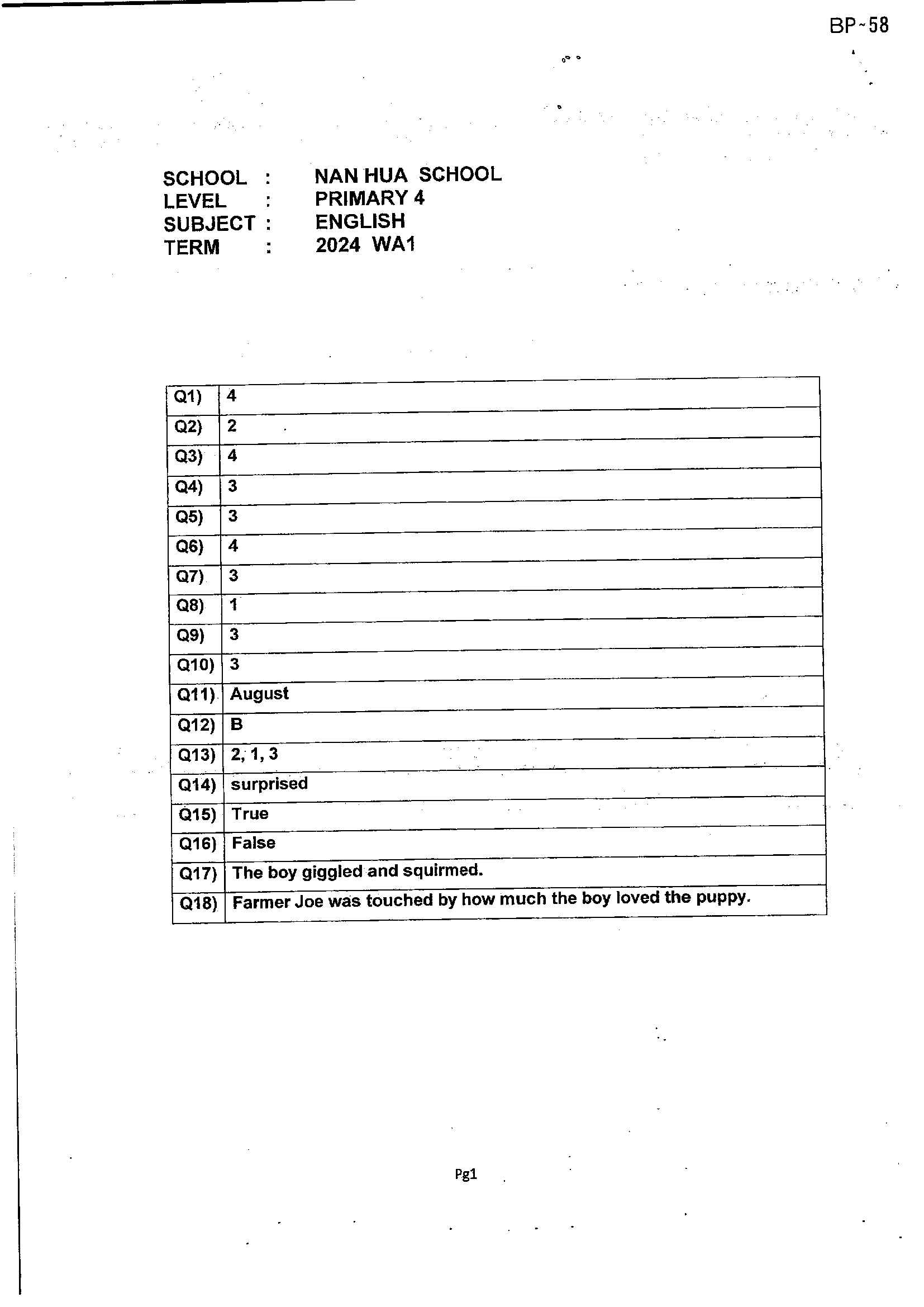 Answer Page 14