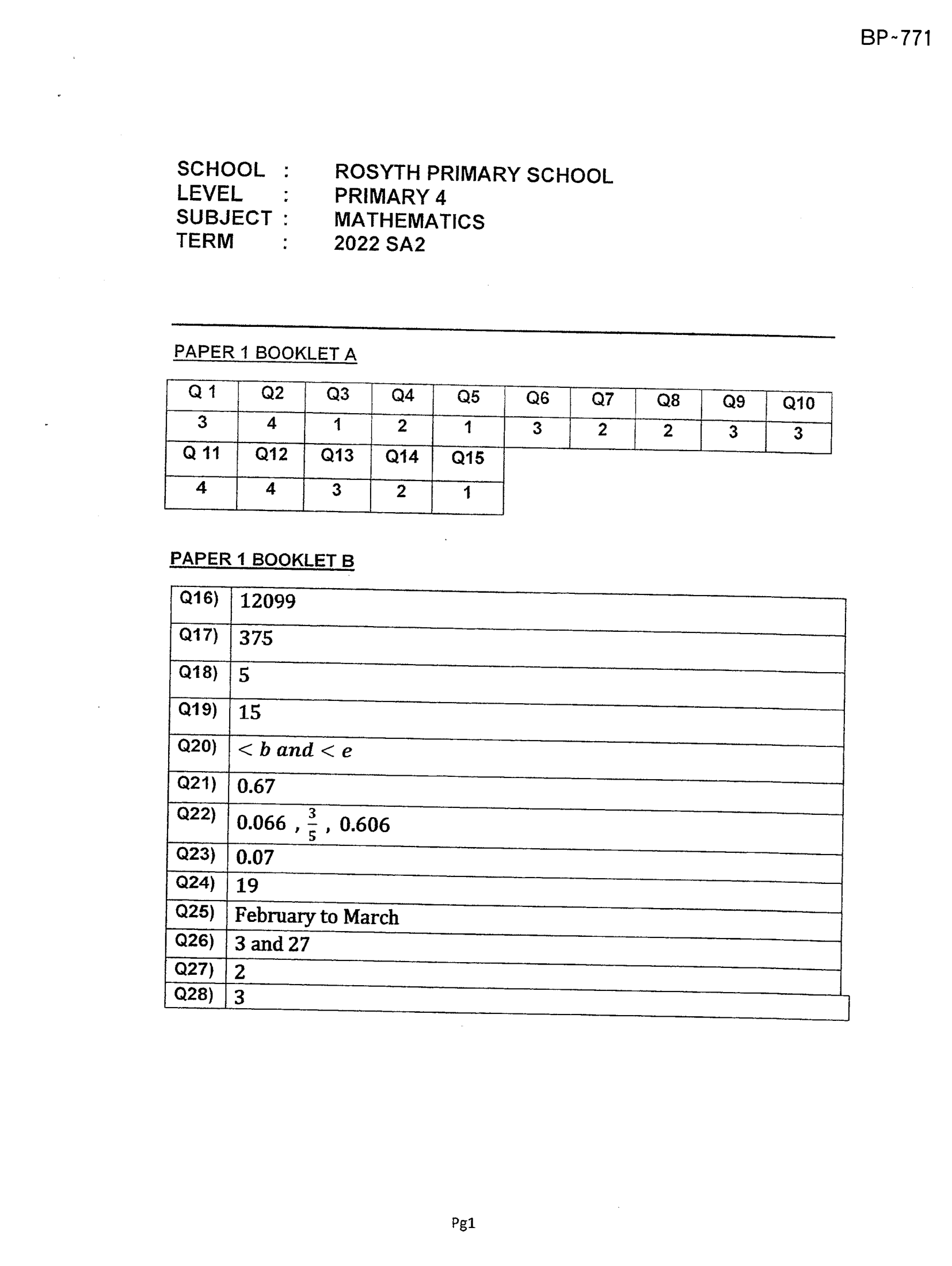 Answer Page 23