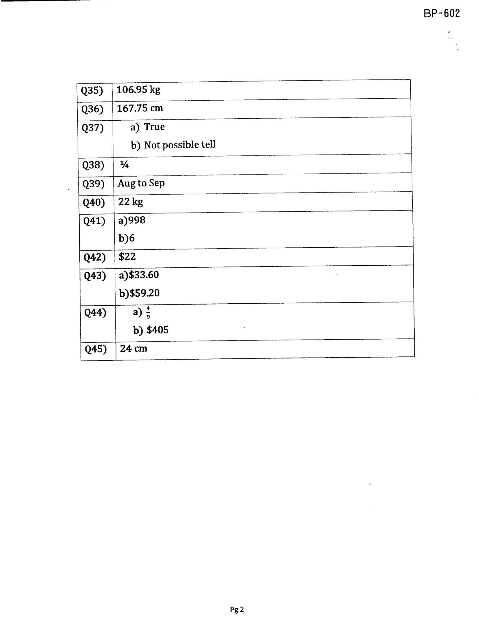 Answer Page 28