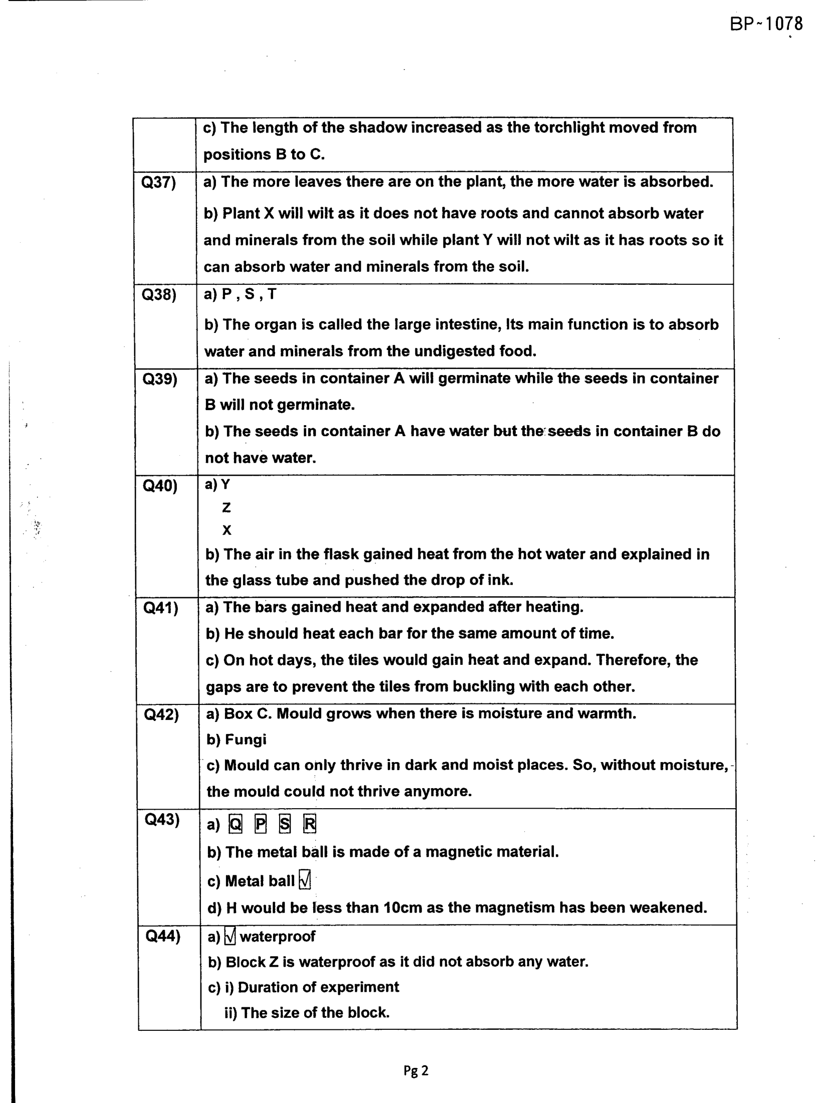 Answer Page 36