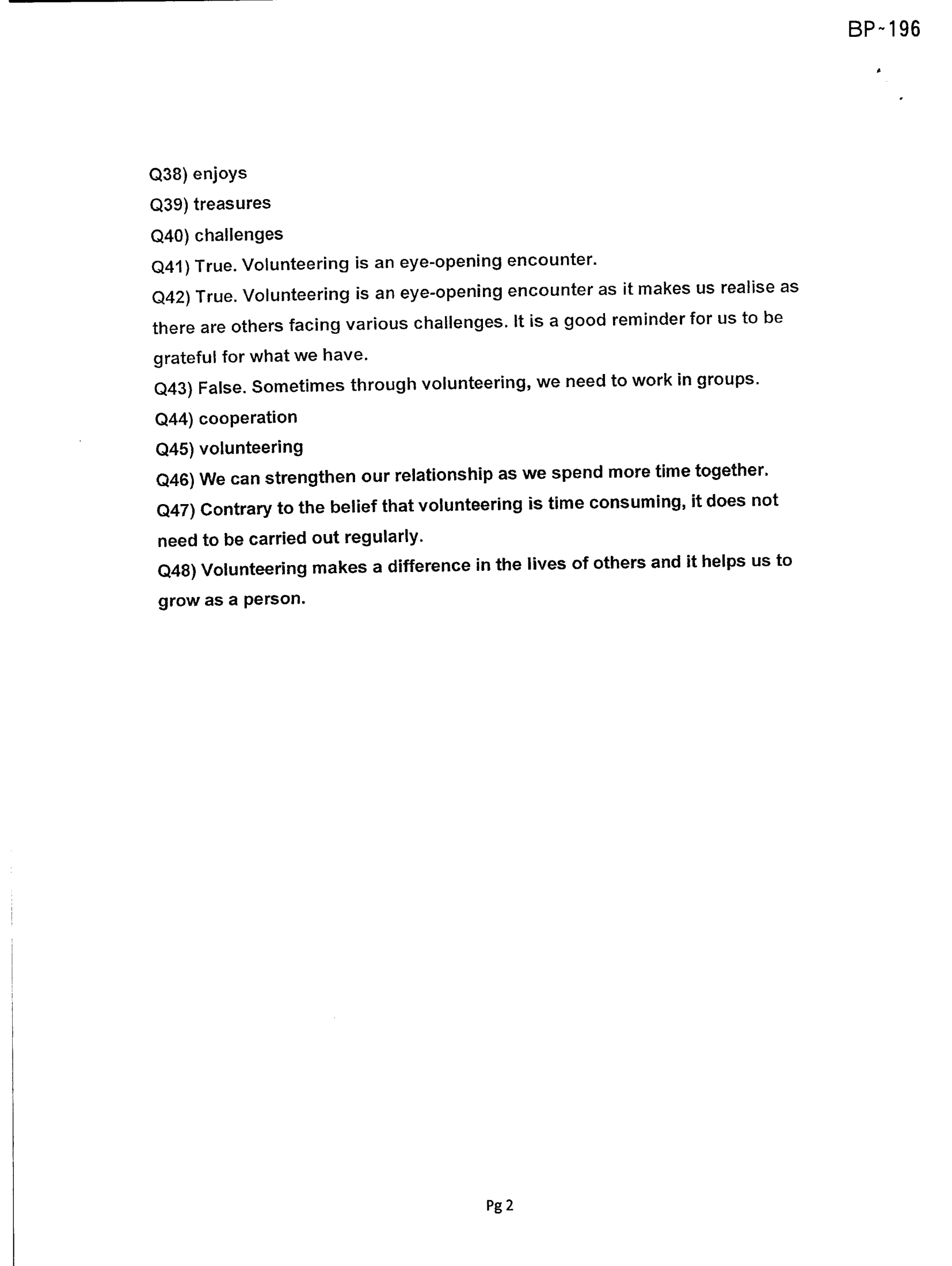 Answer Page 18
