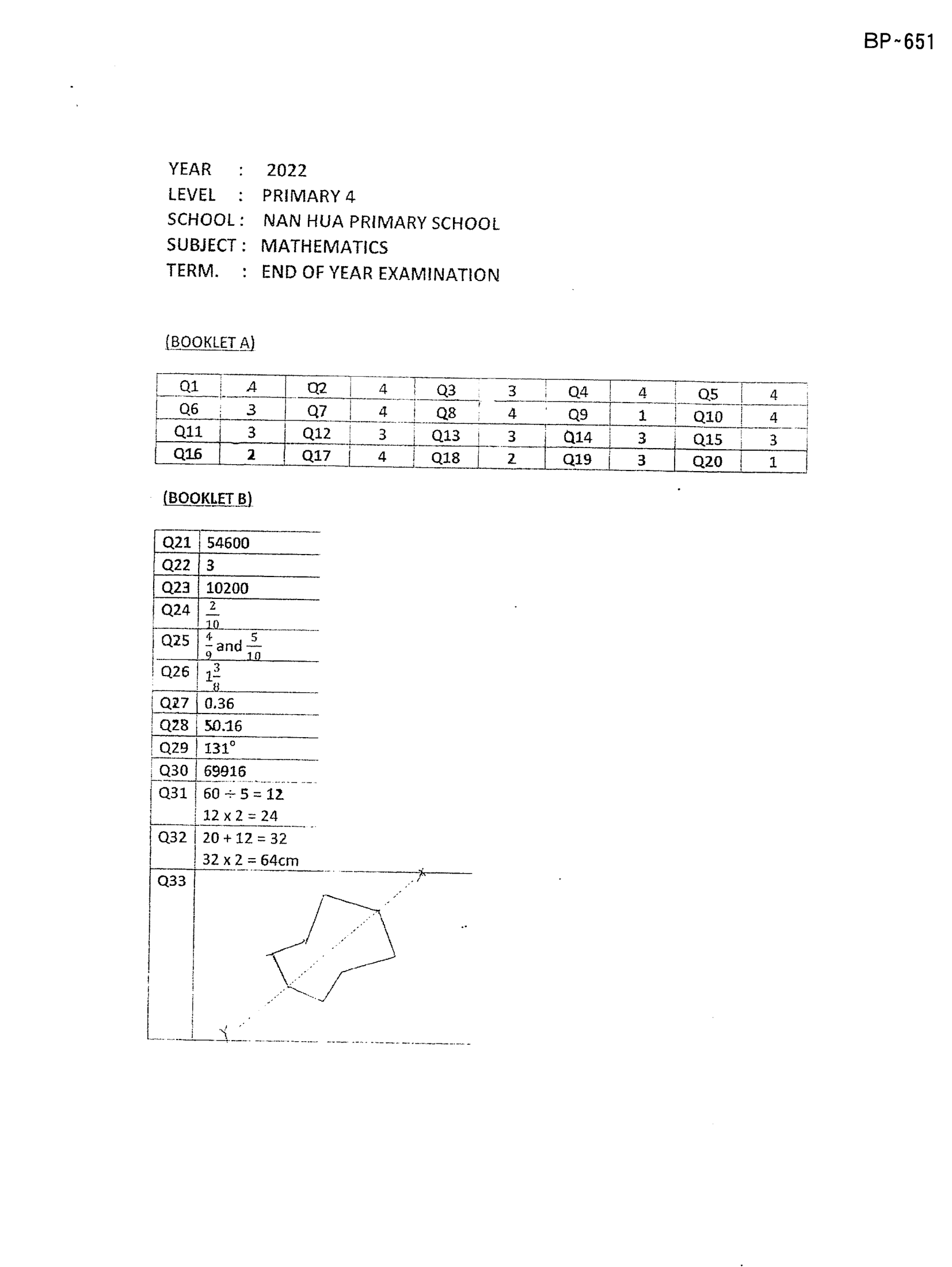 Answer Page 23
