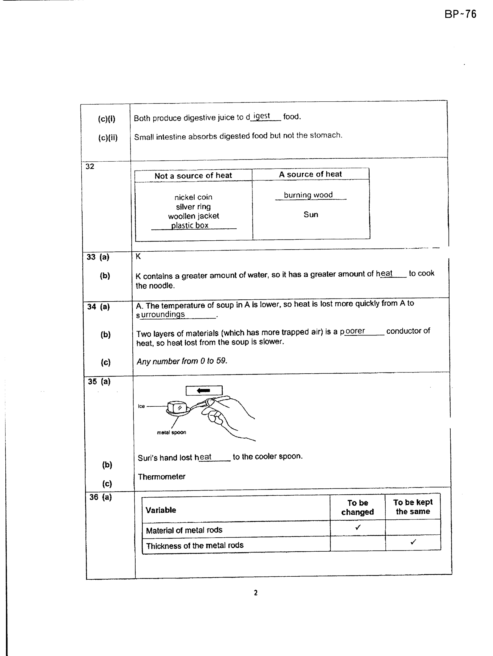 Answer Page 34