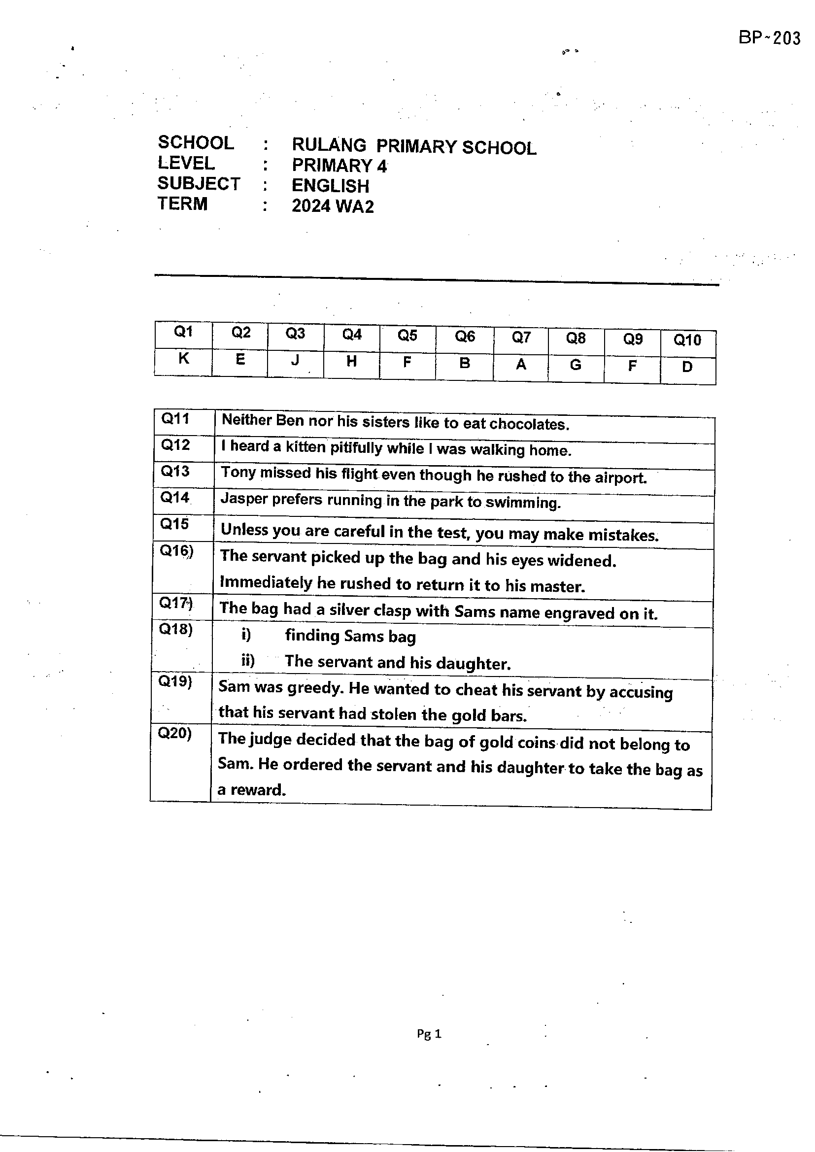 Answer Page 7