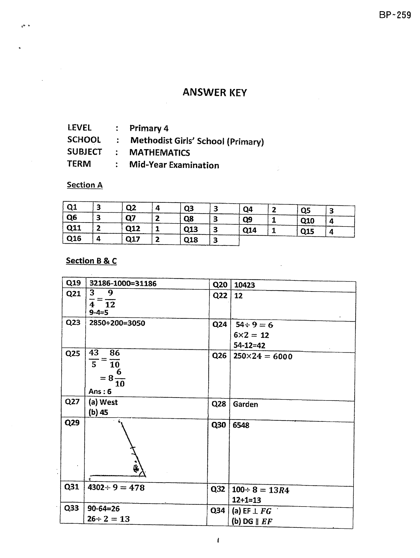 Answer Page 27