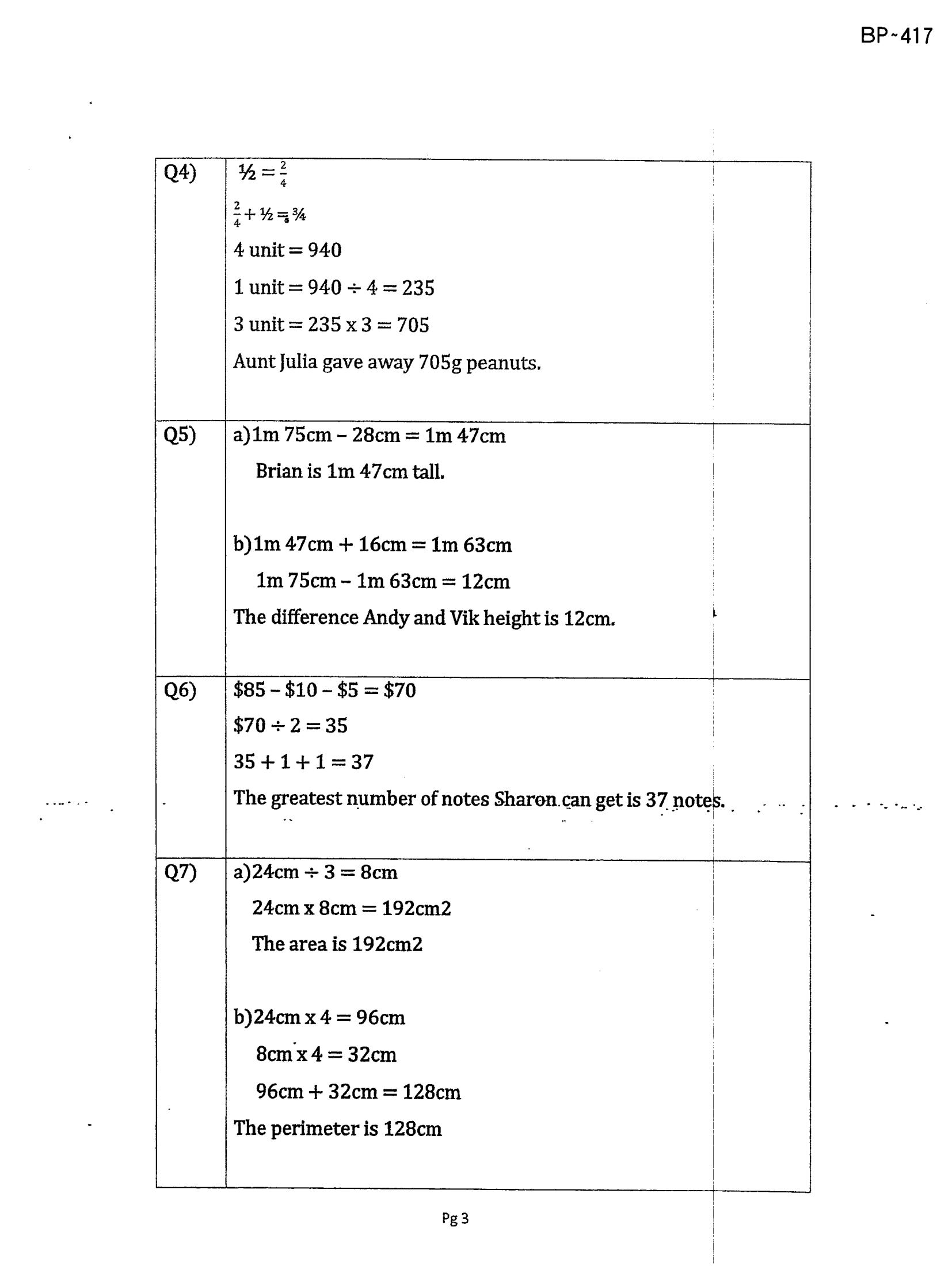 Answer Page 31