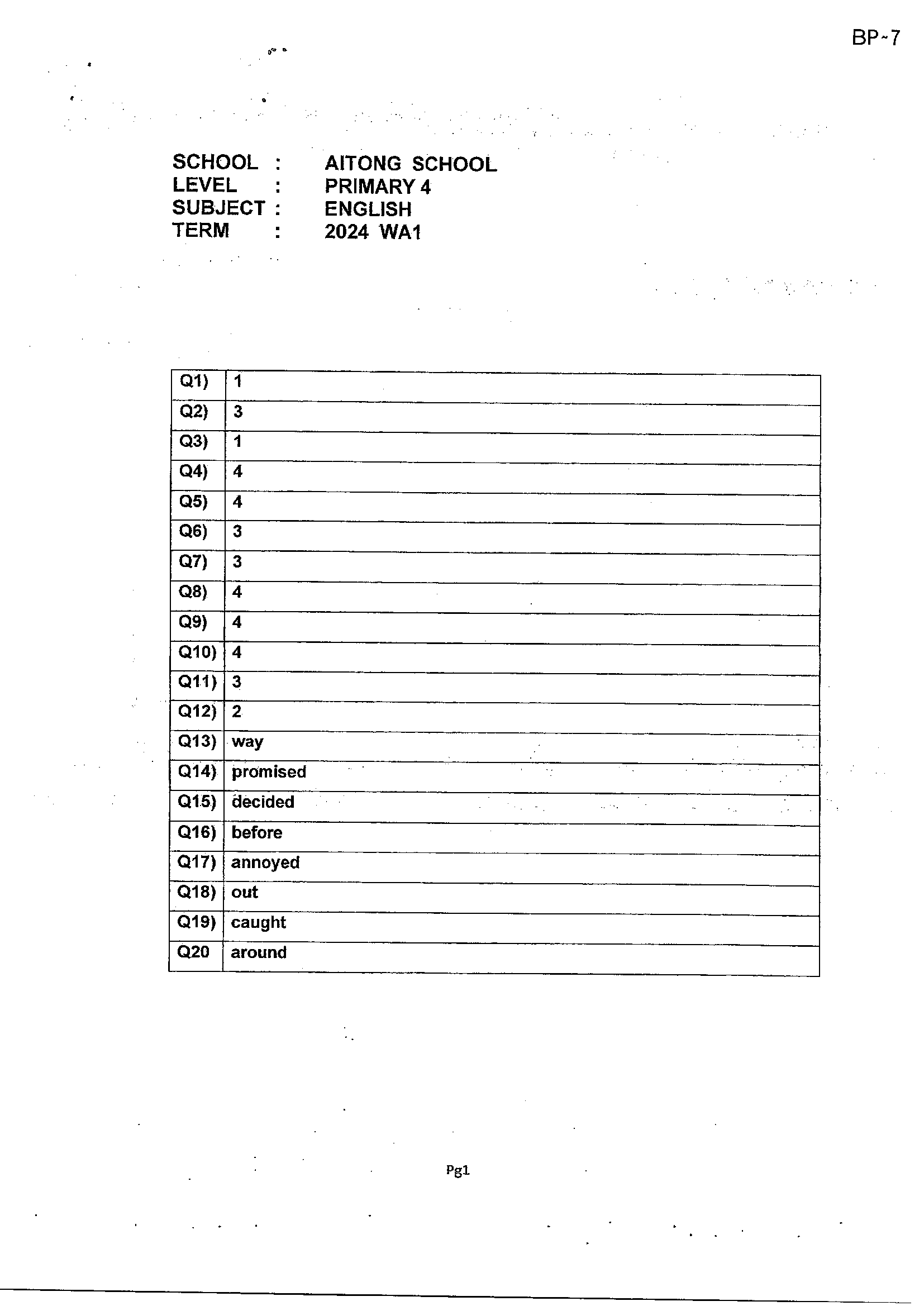 Answer Page 5