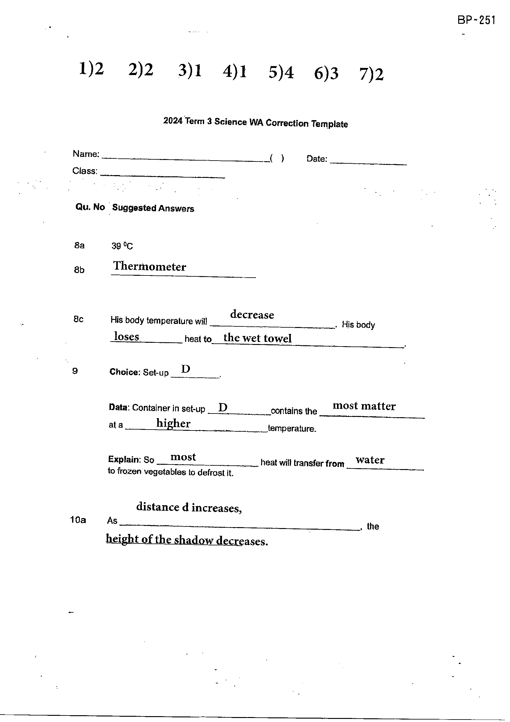 Answer Page 11