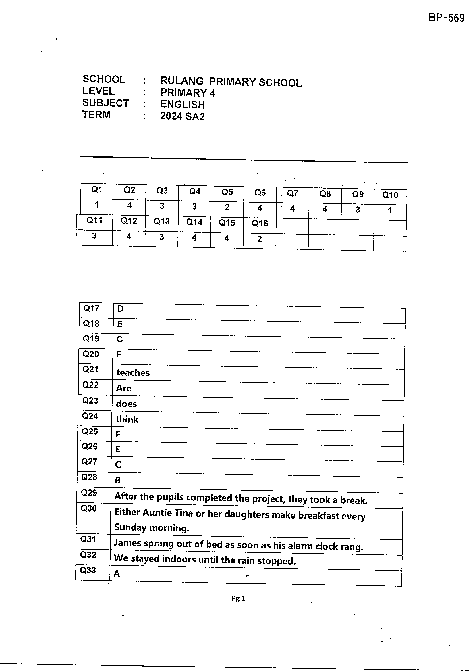 Answer Page 15