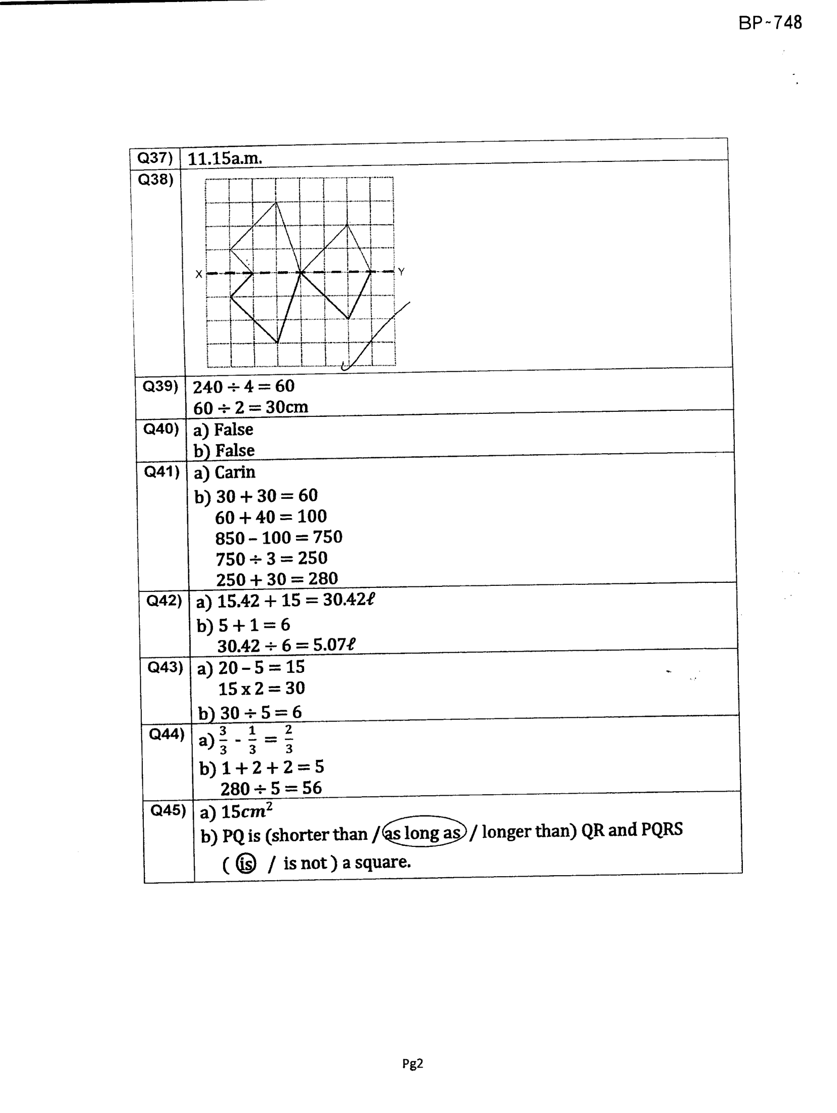 Answer Page 26
