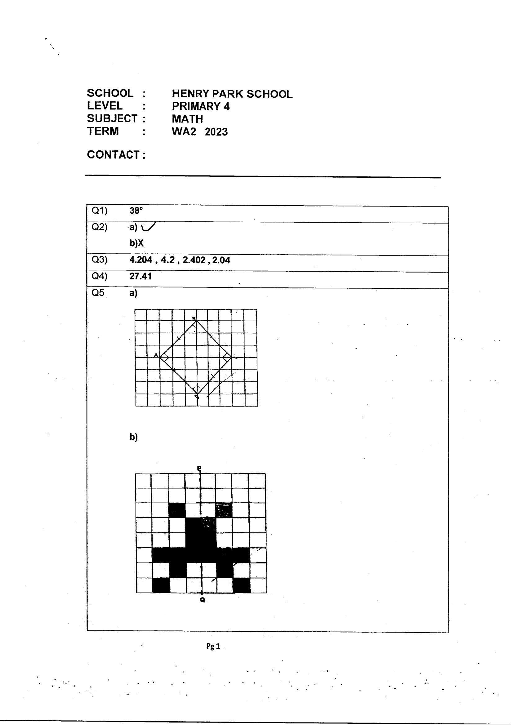 Answer Page 11