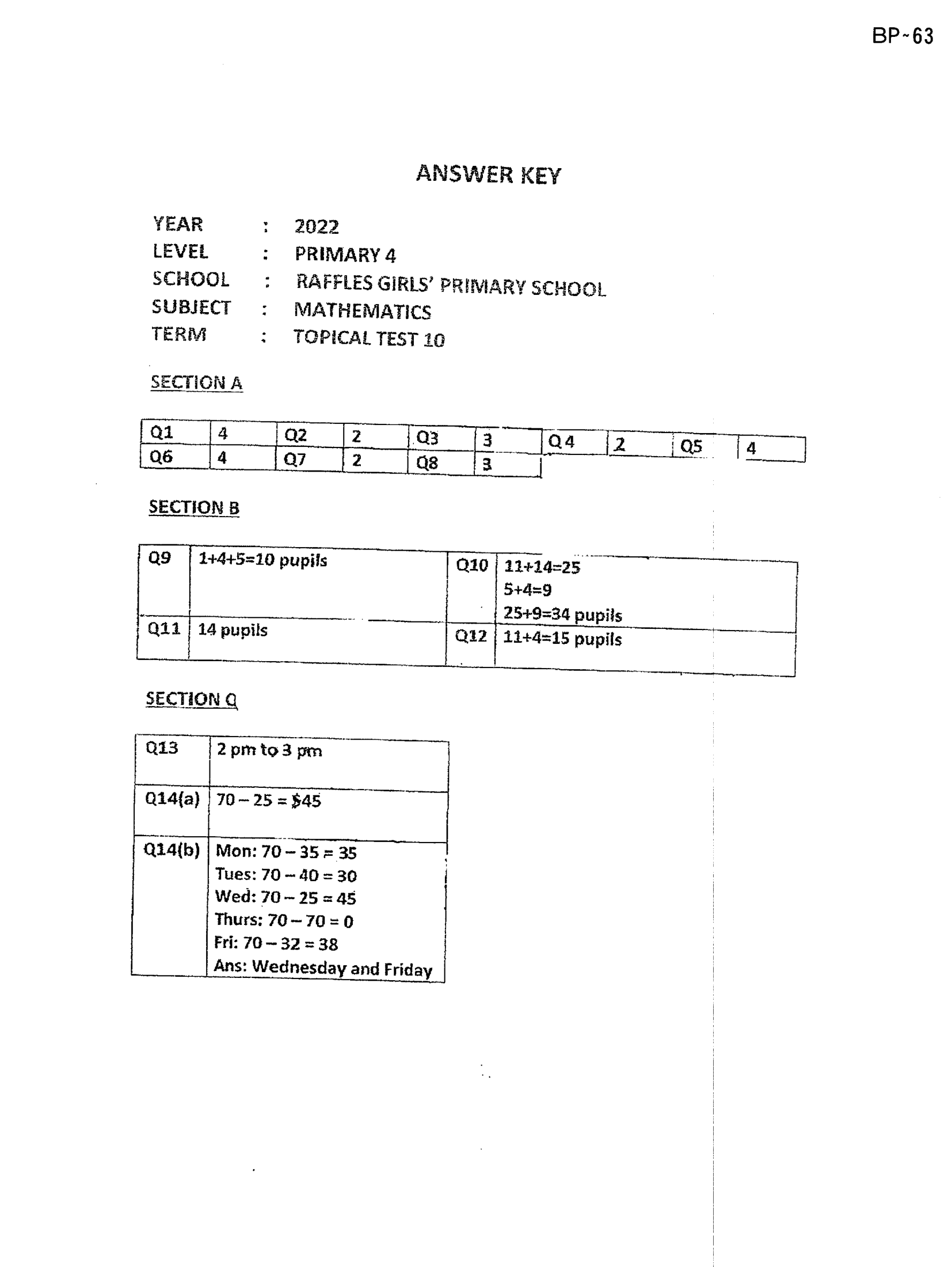 Answer Page 7