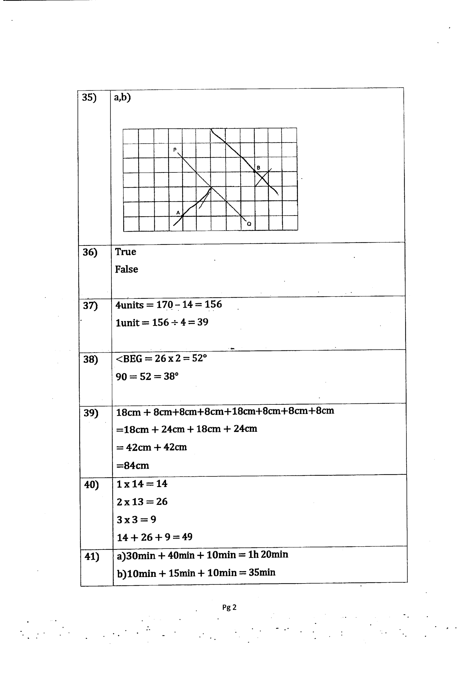 Answer Page 30