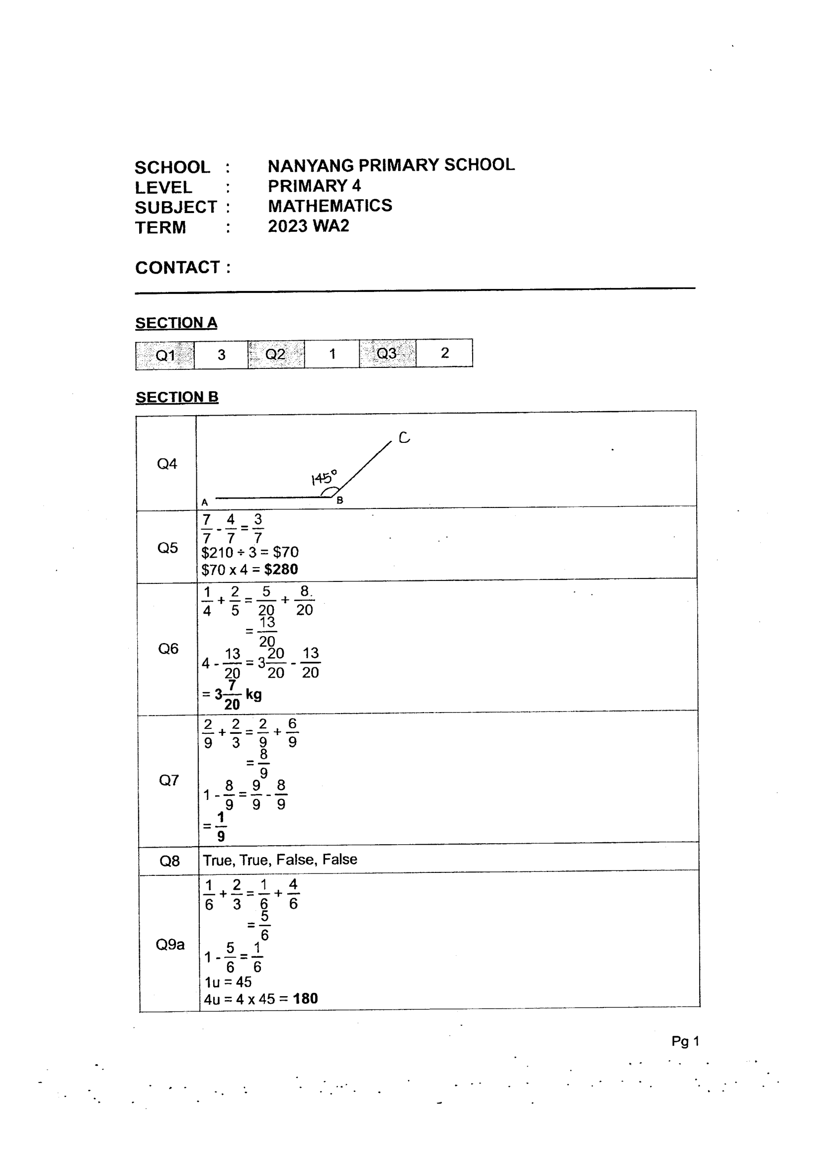 Answer Page 16