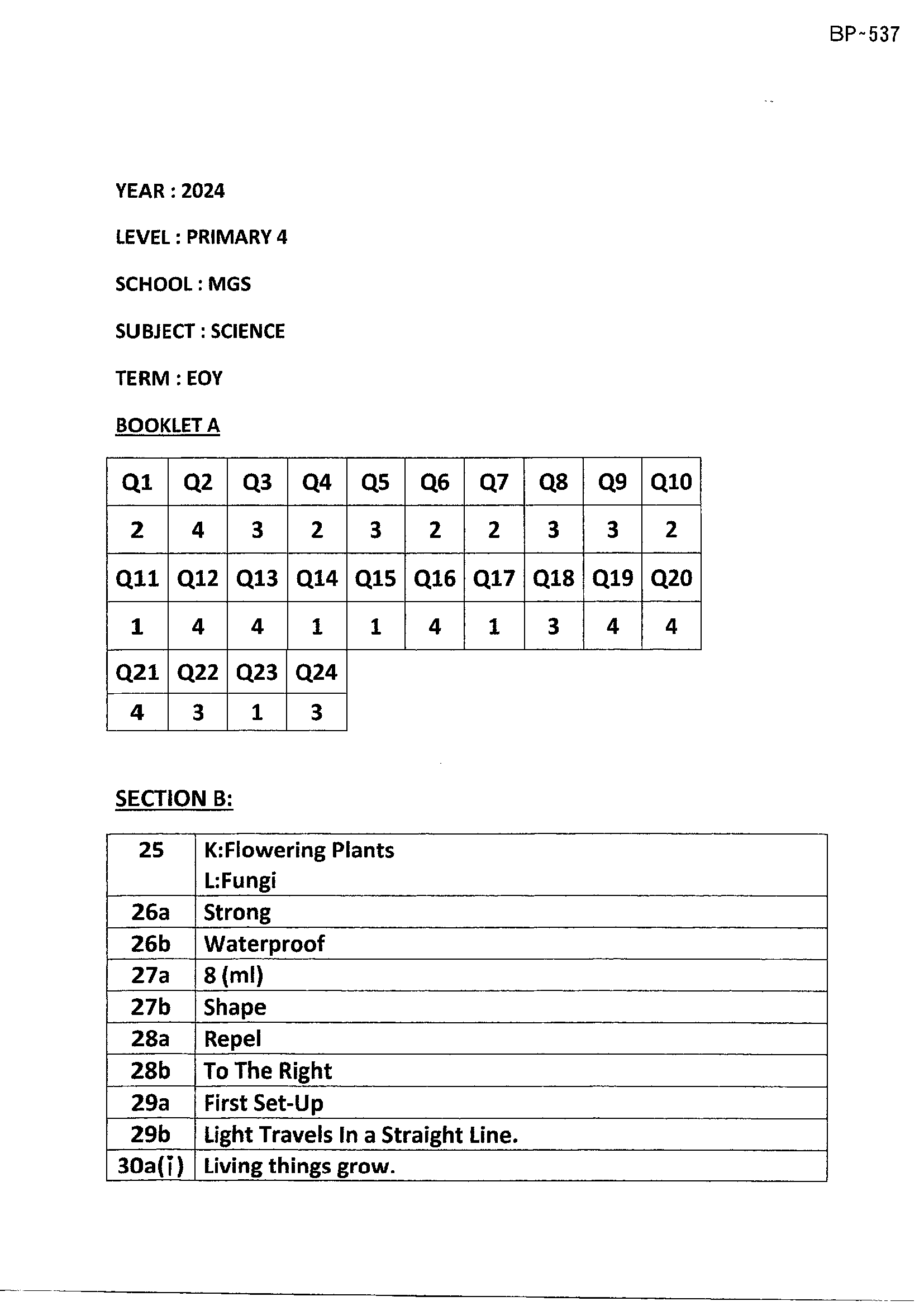 Answer Page 31