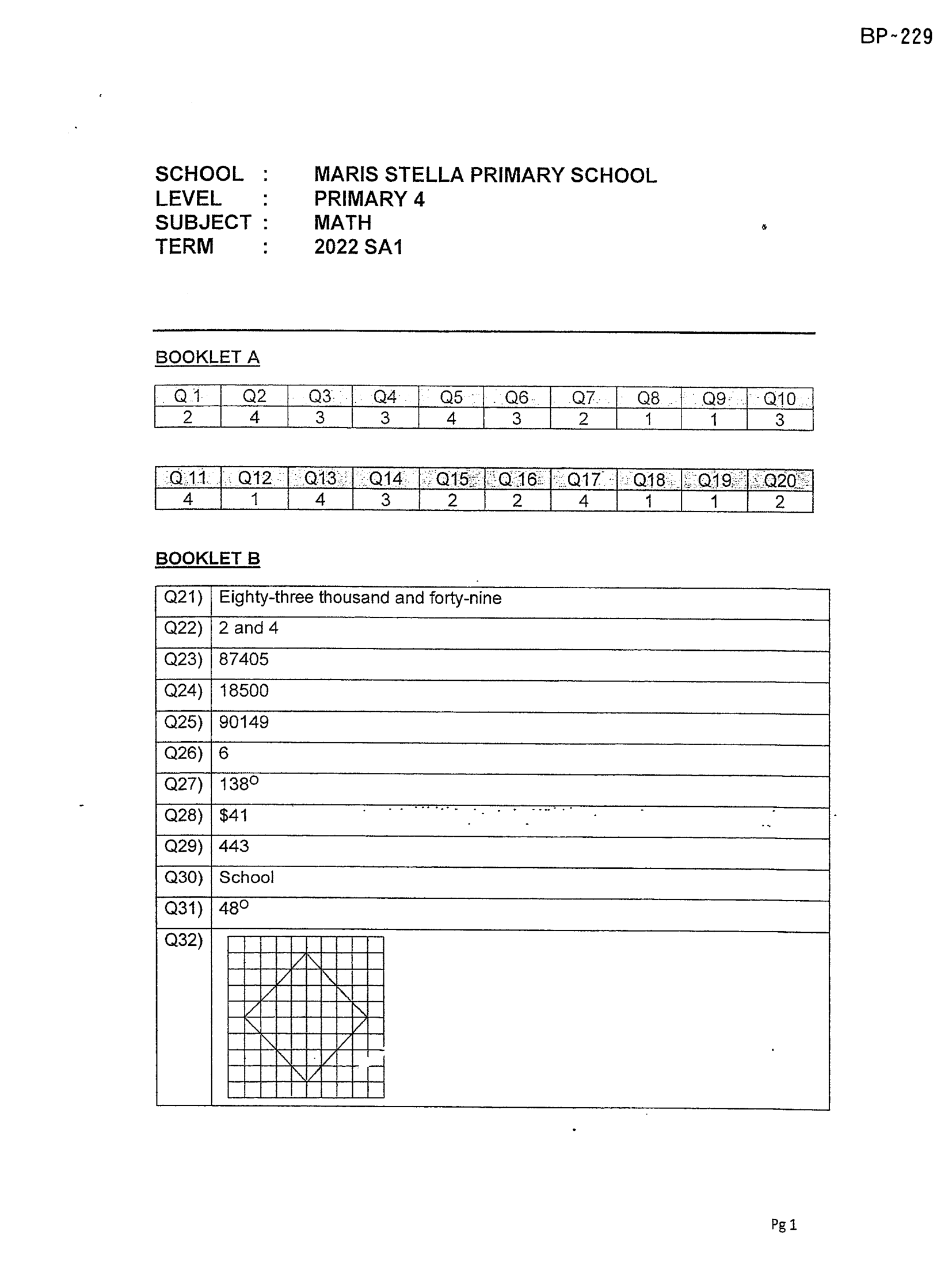 Answer Page 27
