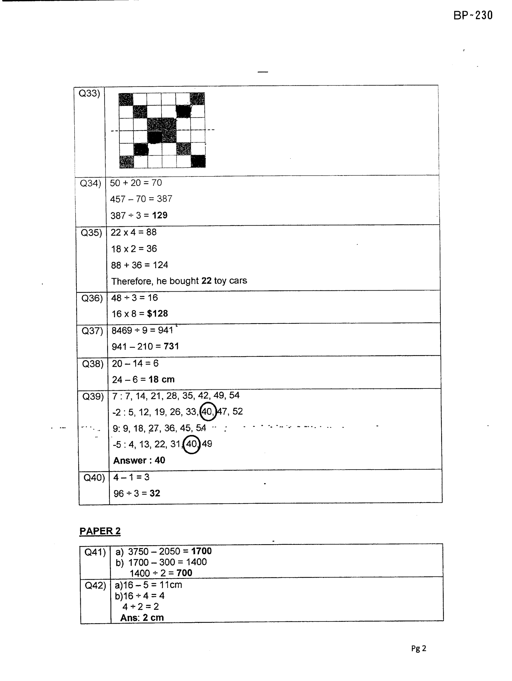 Answer Page 28