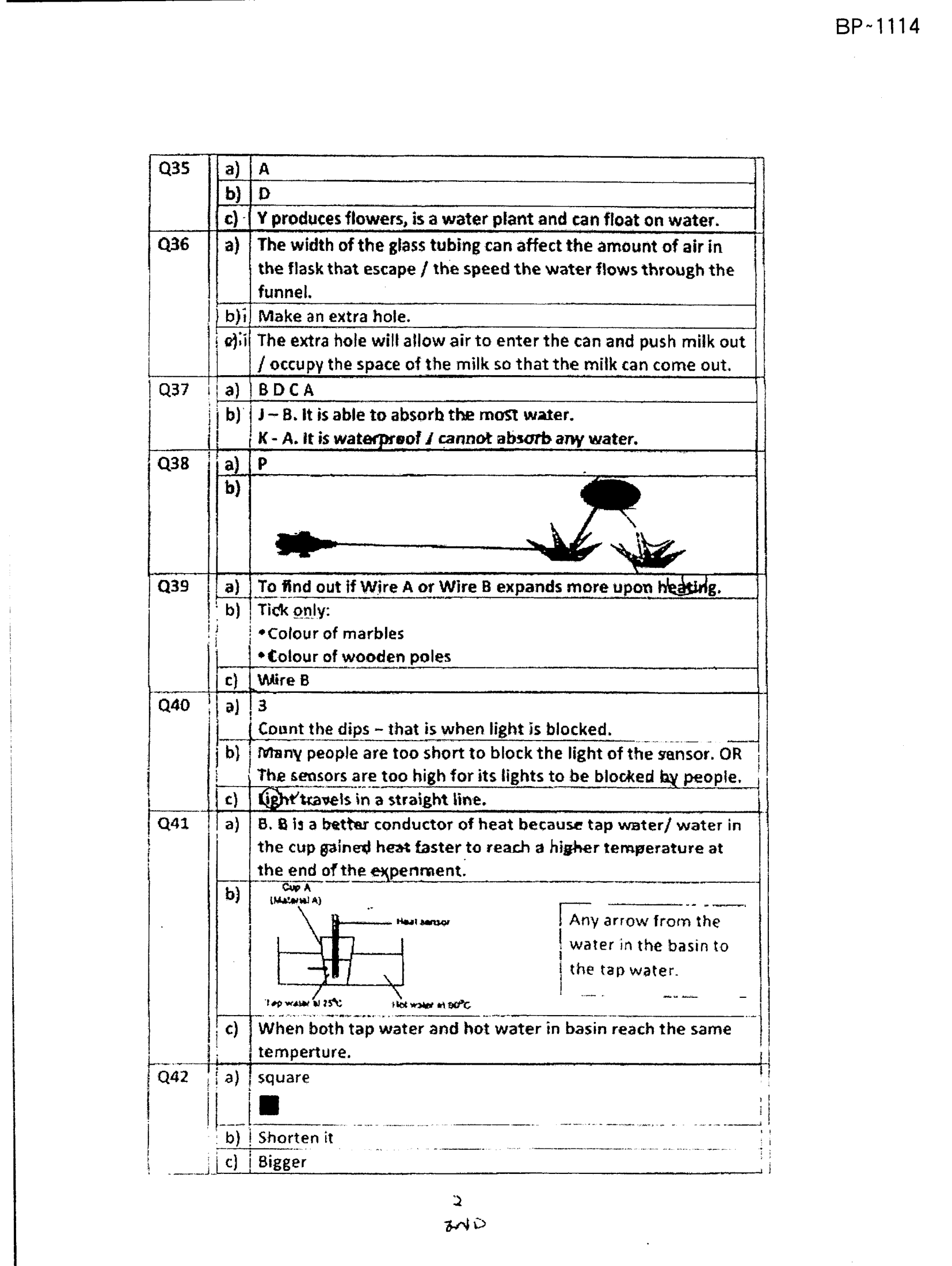Answer Page 36