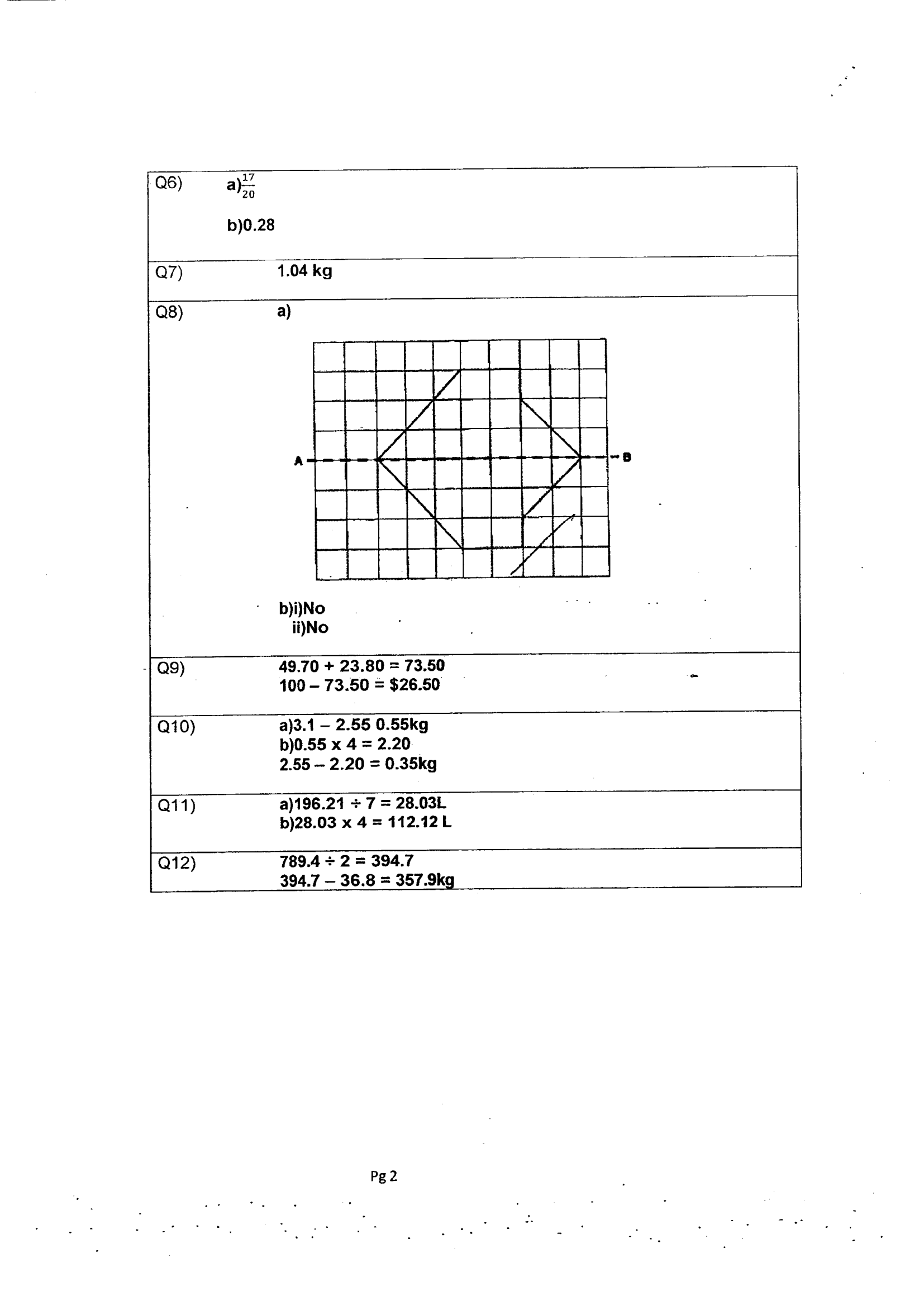 Answer Page 12