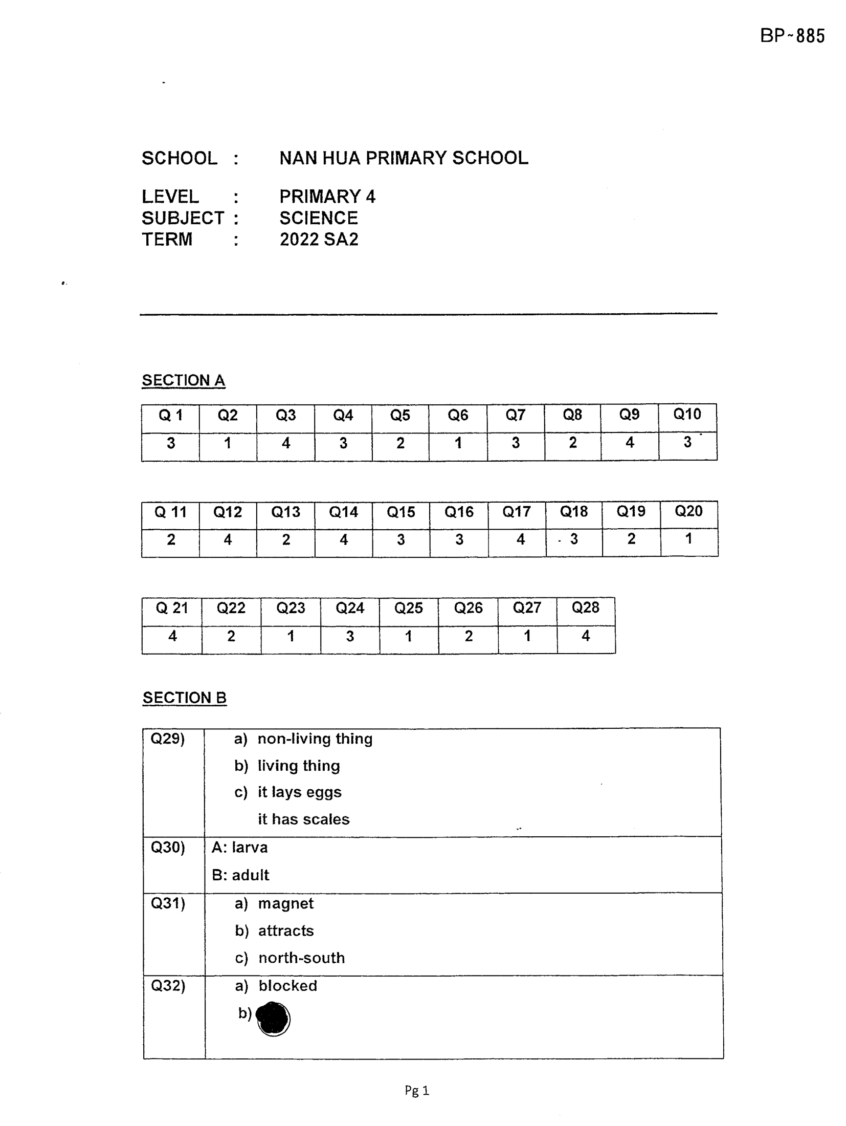 Answer Page 47