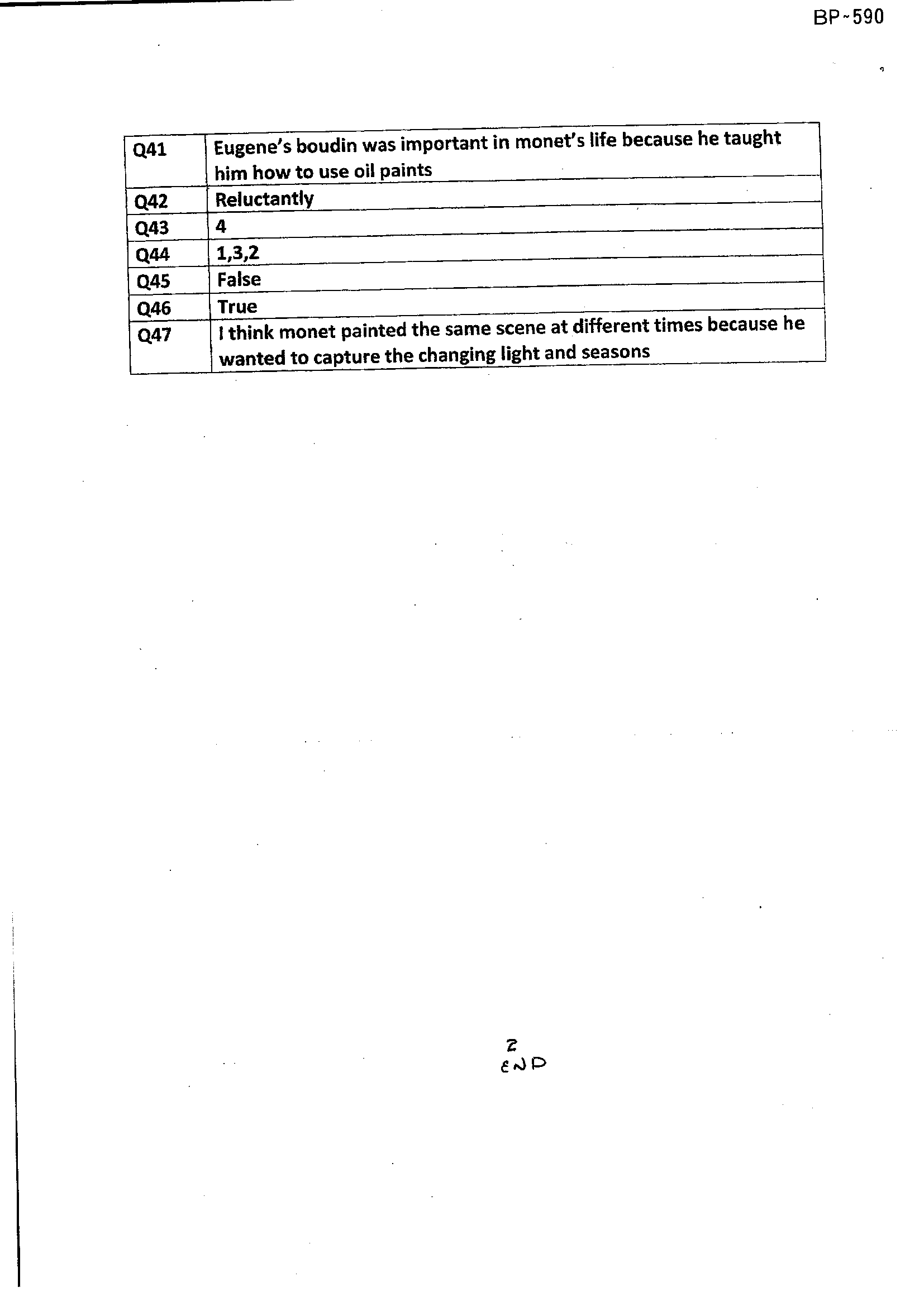 Answer Page 20
