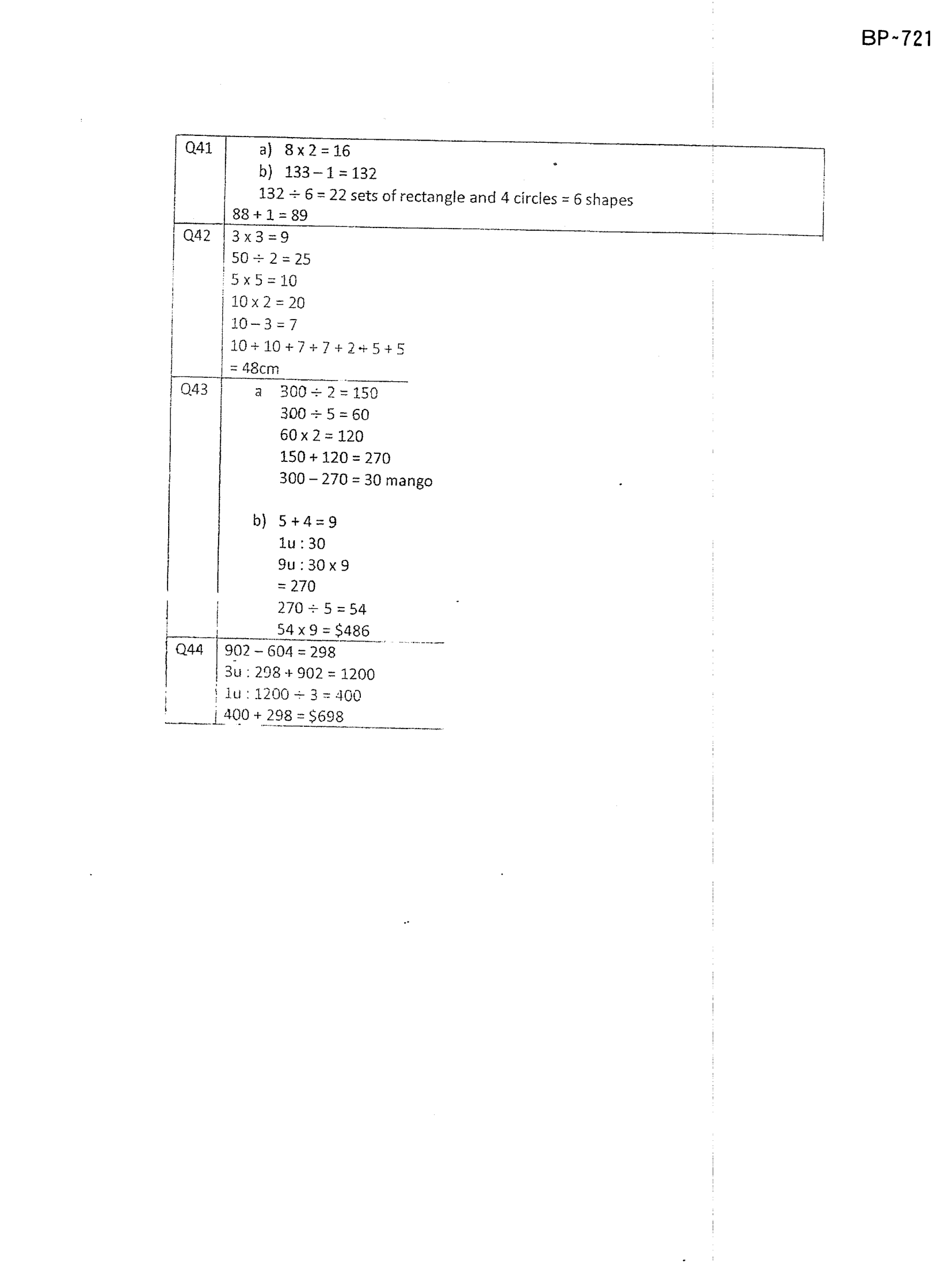 Answer Page 29