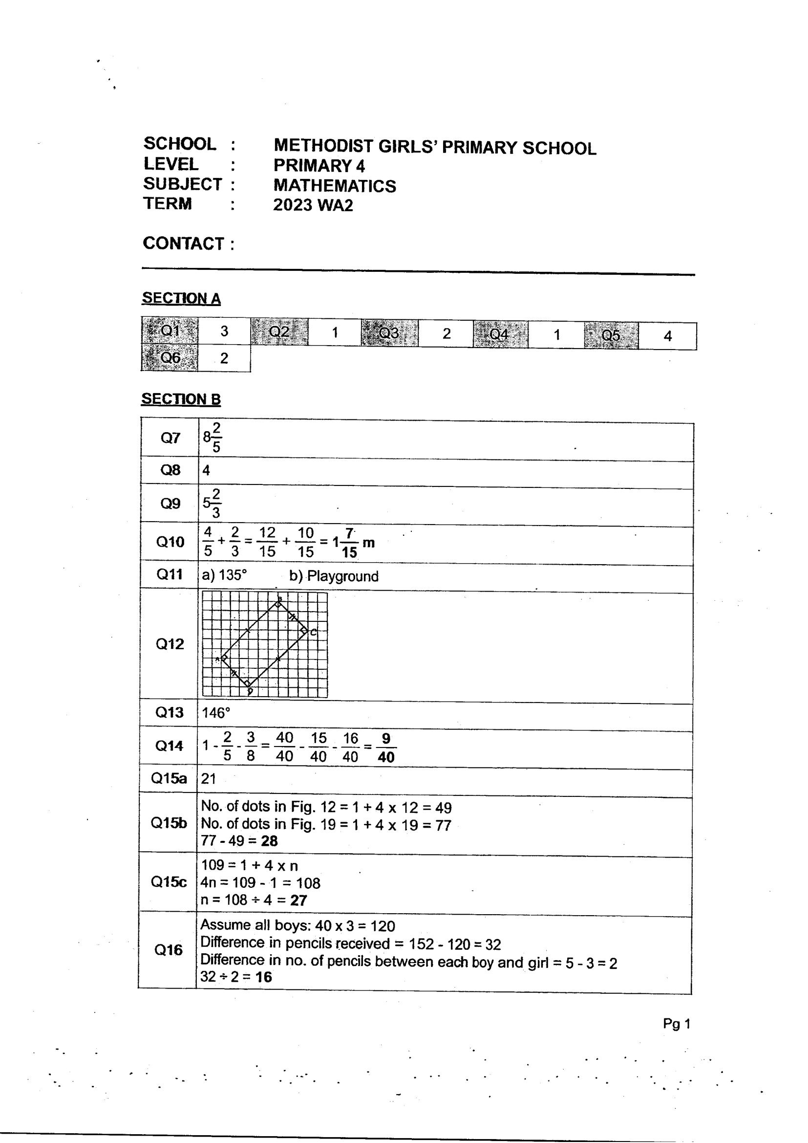 Answer Page 21