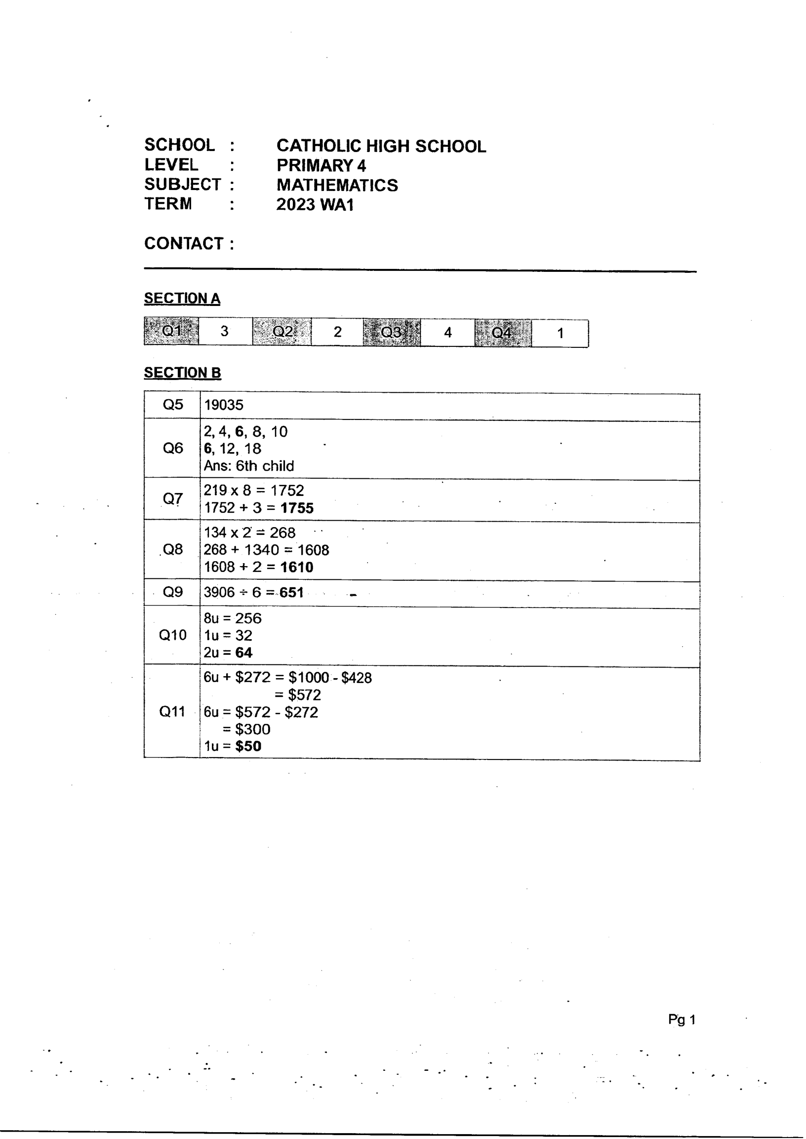 Answer Page 9