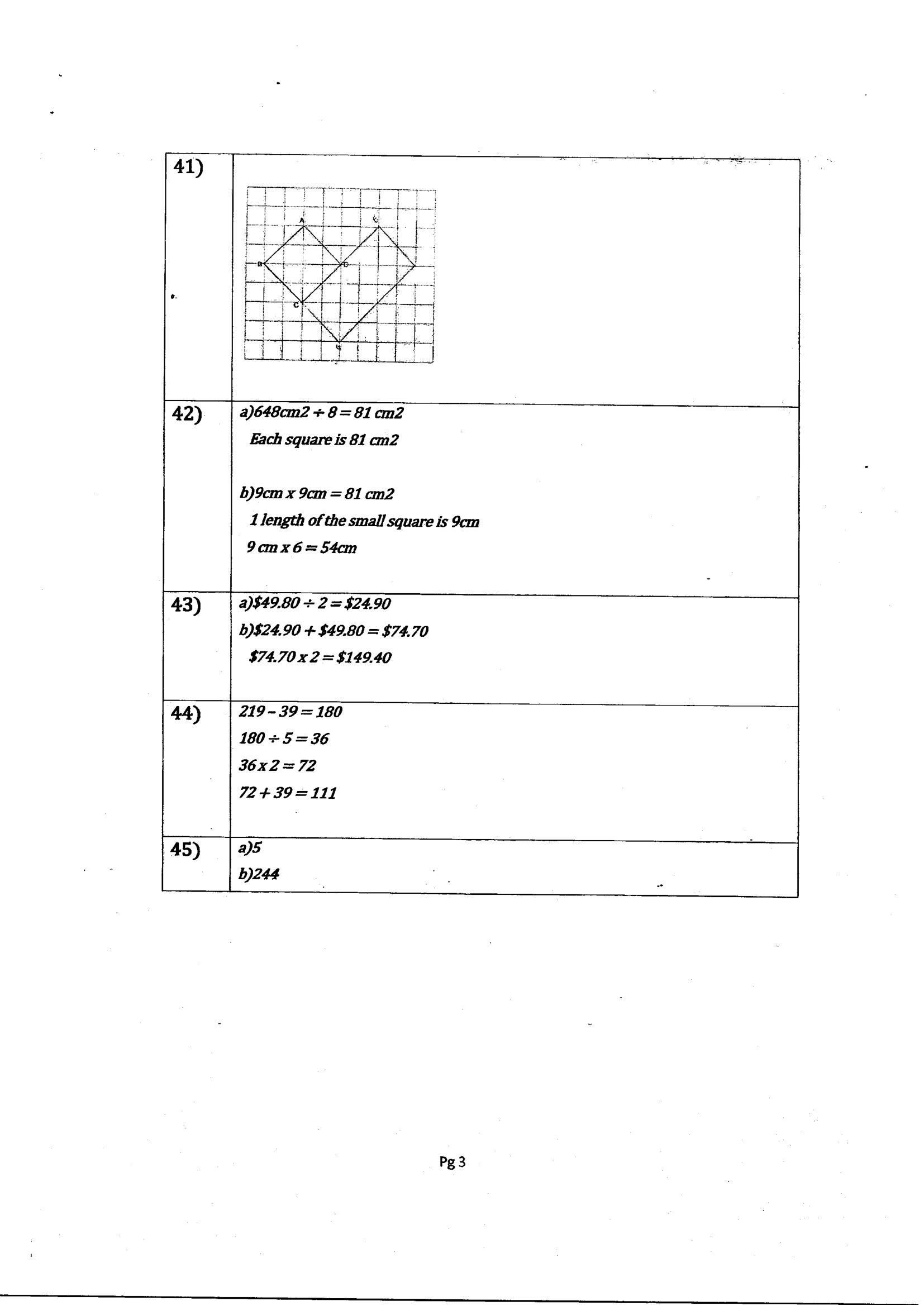 Answer Page 29
