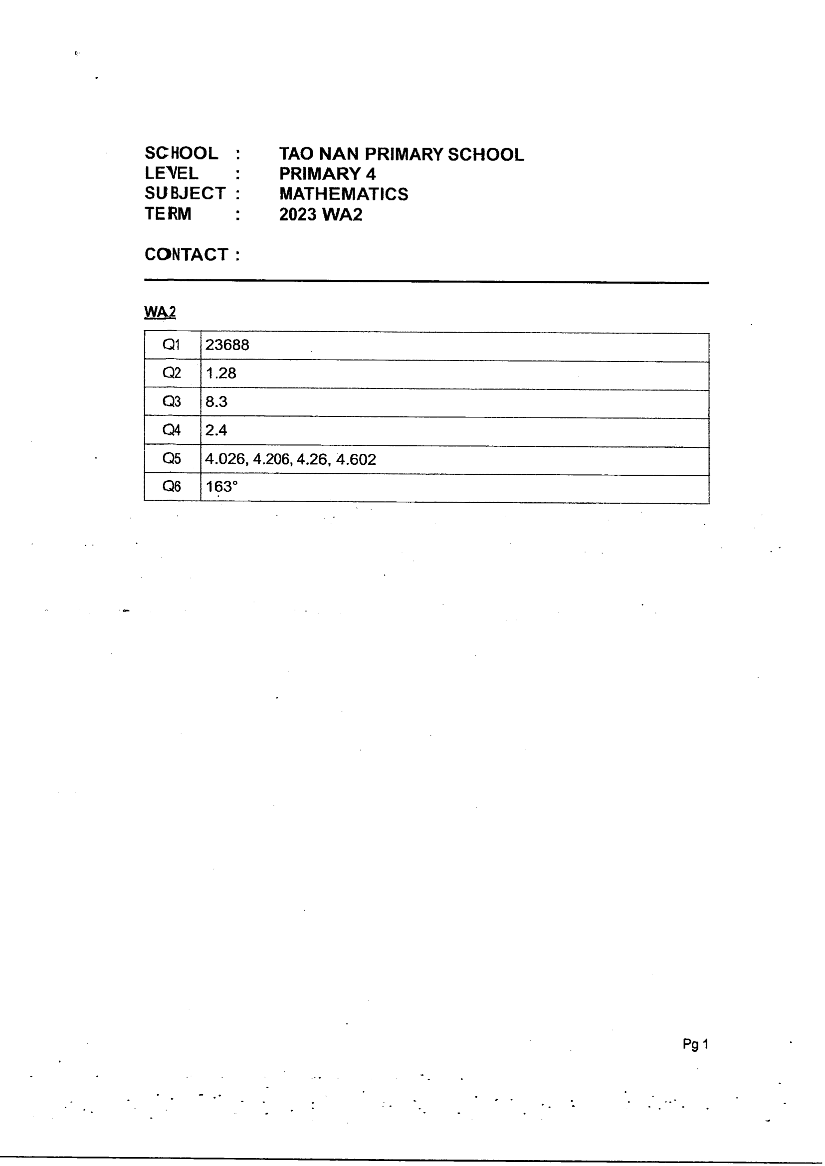 Answer Page 27