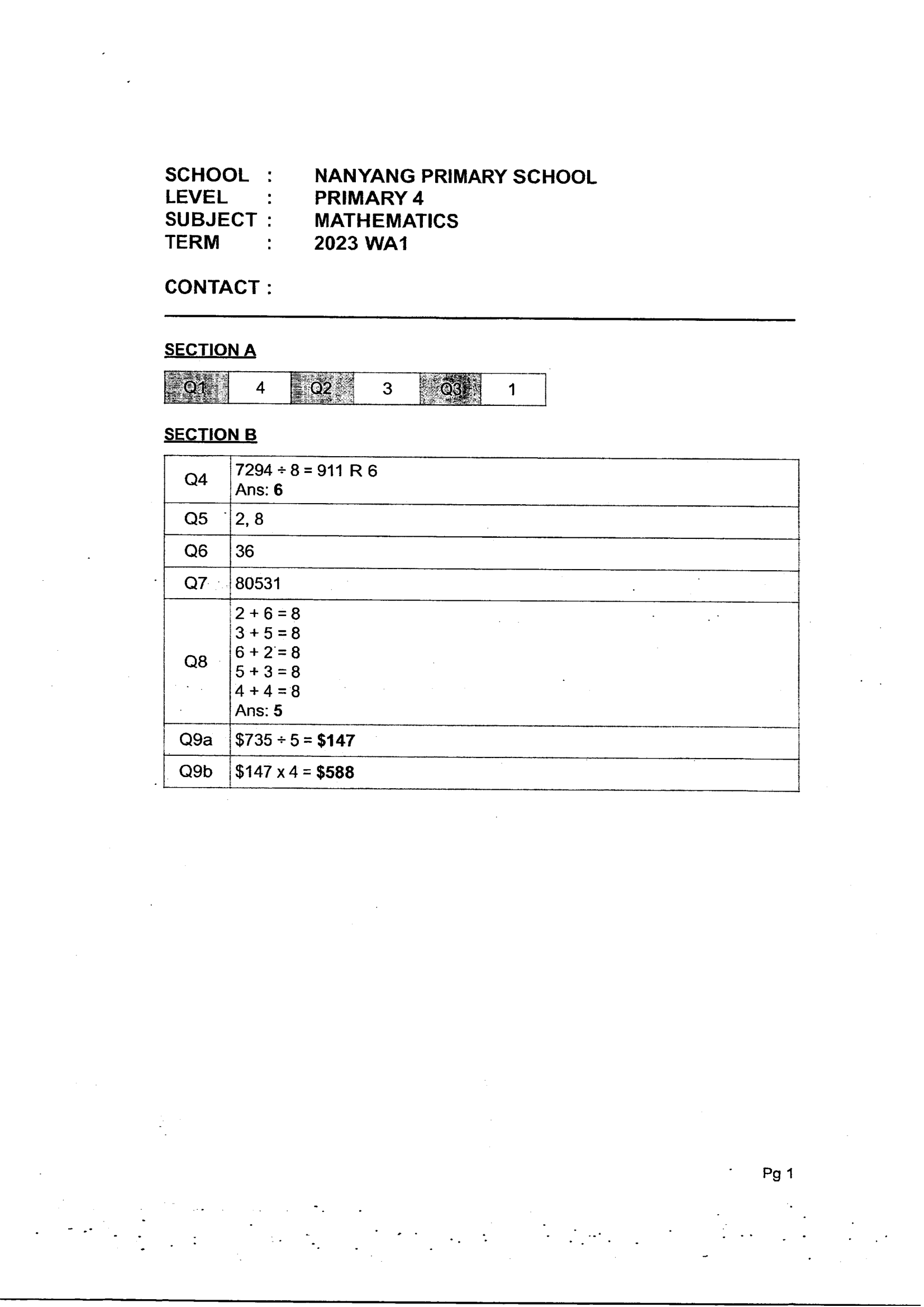 Answer Page 15