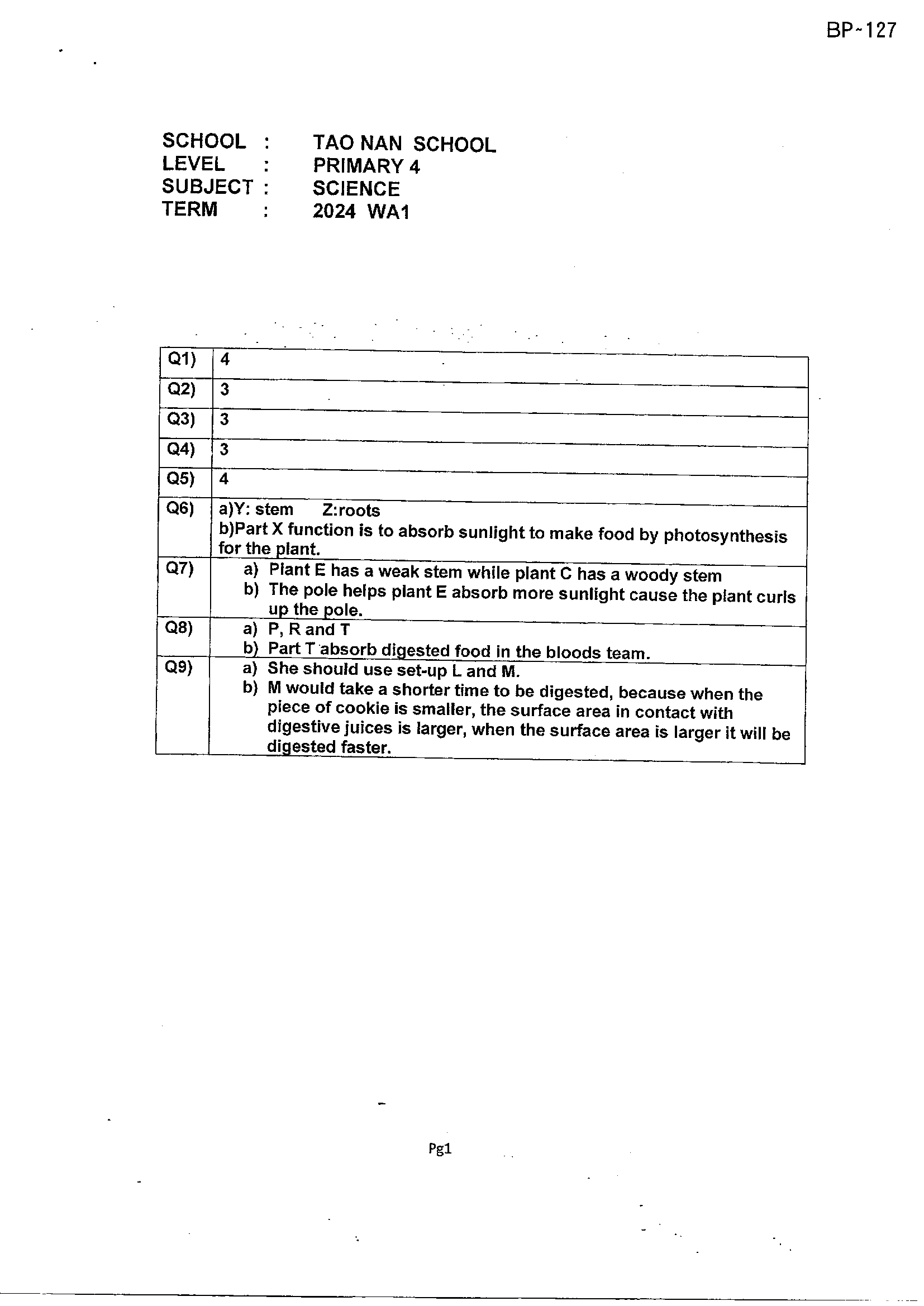 Answer Page 11