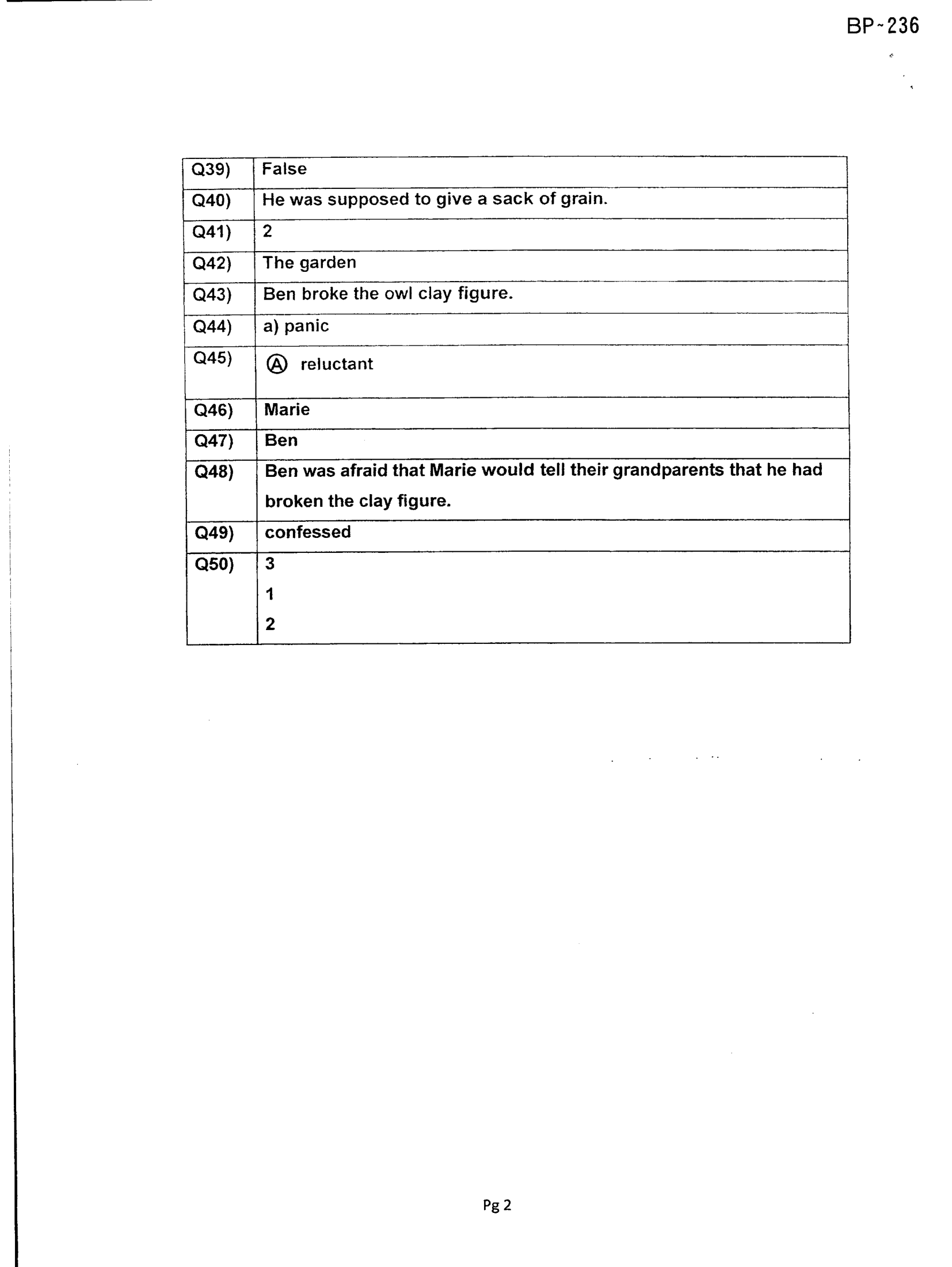 Answer Page 18